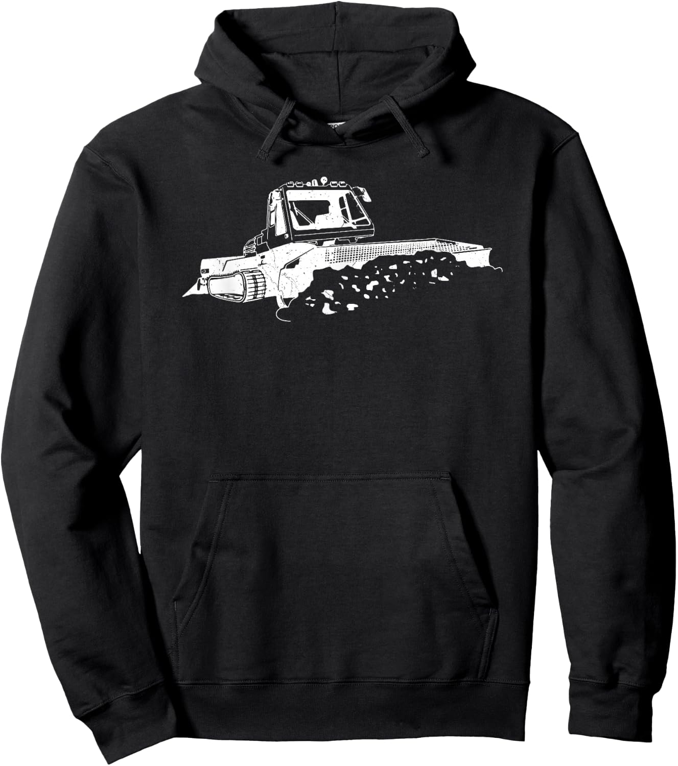 Snow Caterpillar Vehicle Profession Snow Caterpillar Winter Sports Hoodie - Hoodie | Black