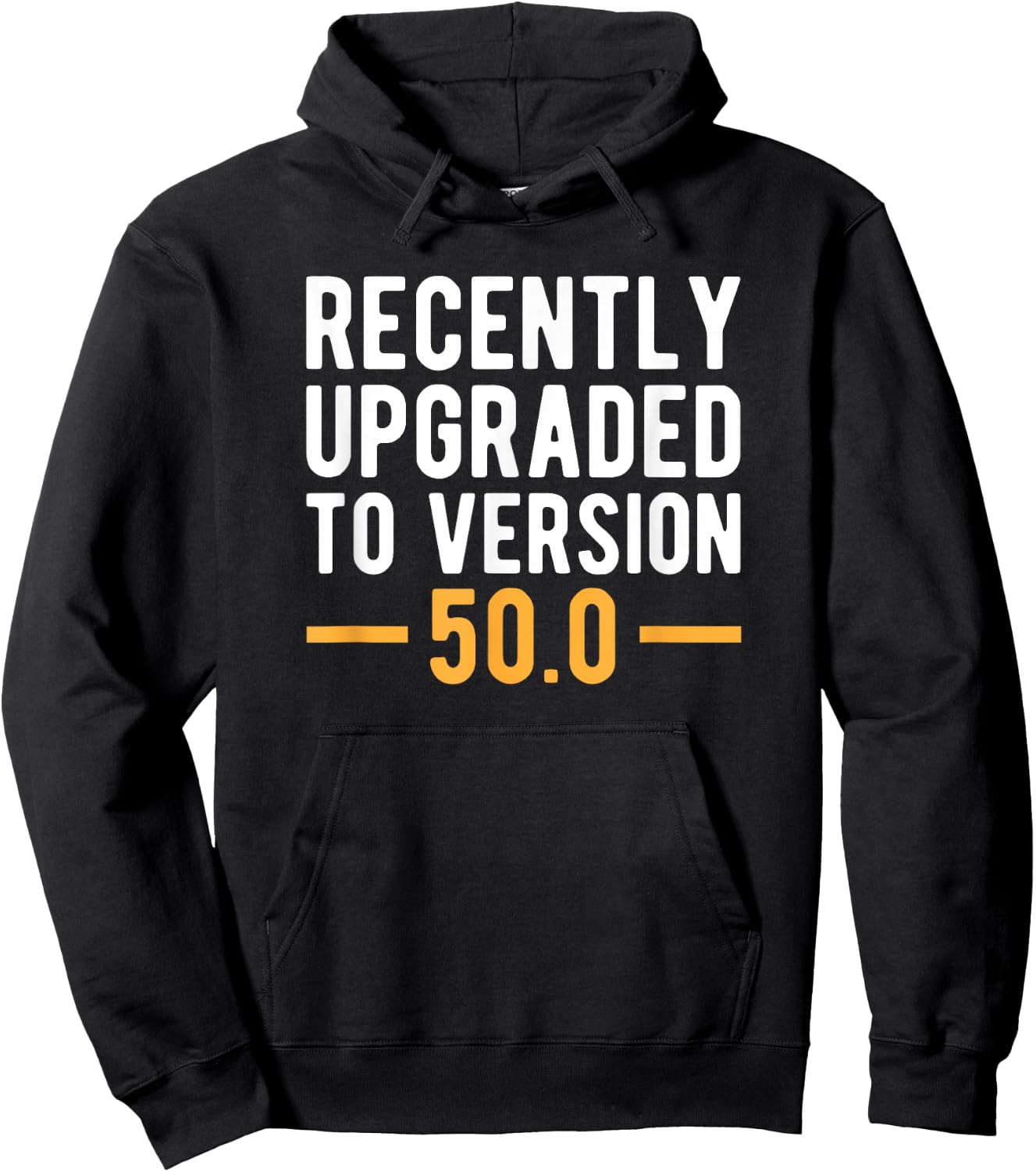 Version 50.0 - 50th Birthday Gift 50 Years Old Geek Hoodie - Hoodie | Black