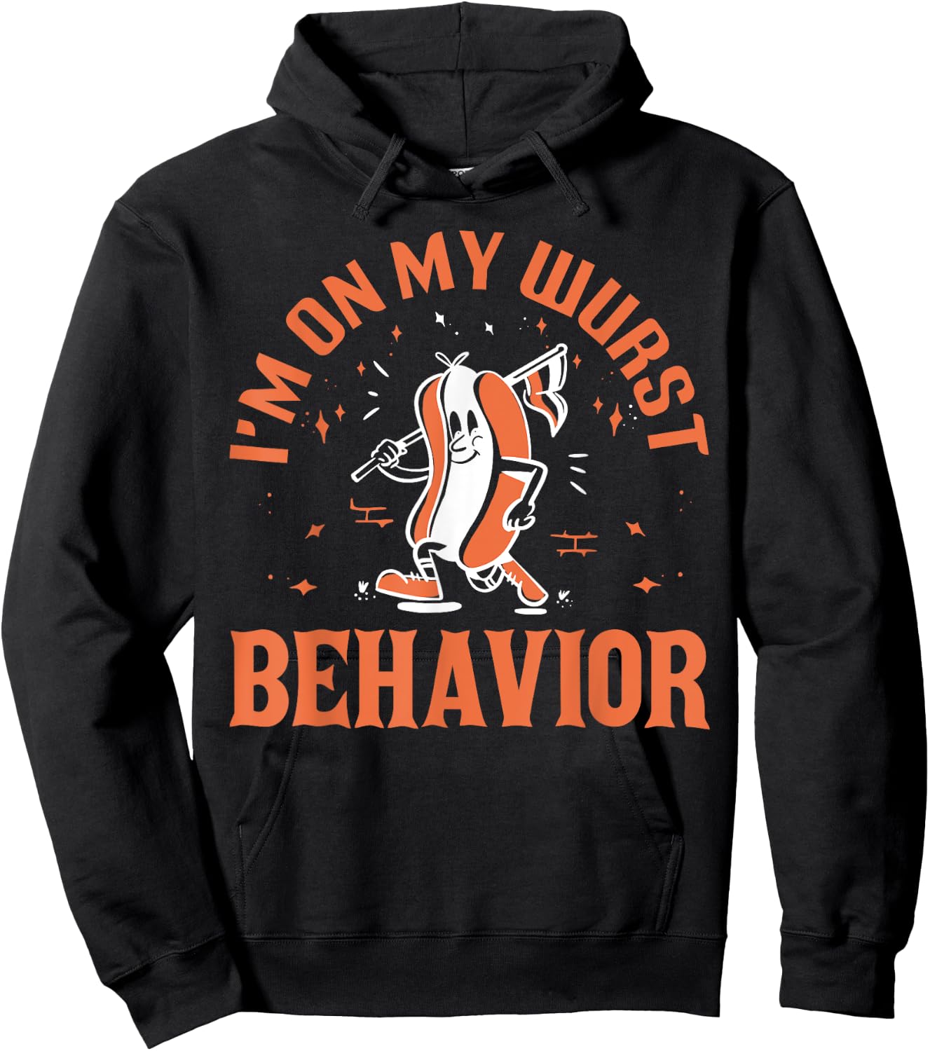 Oktoberfest 2023 I'm on my wurst Behavior funny Hoodie - Hoodie | Black