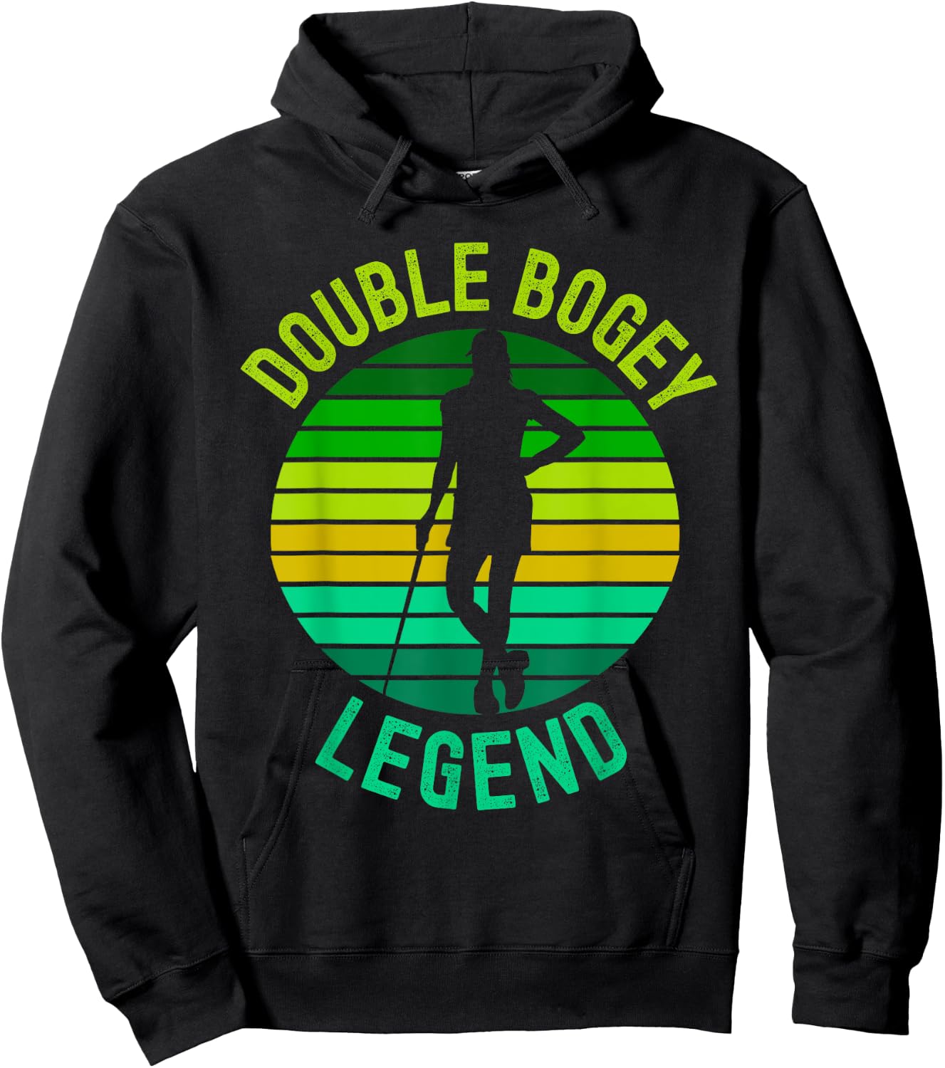 Double Bogey Legend Golf Lover Funny Golf Humor Hoodie - Hoodie | Black