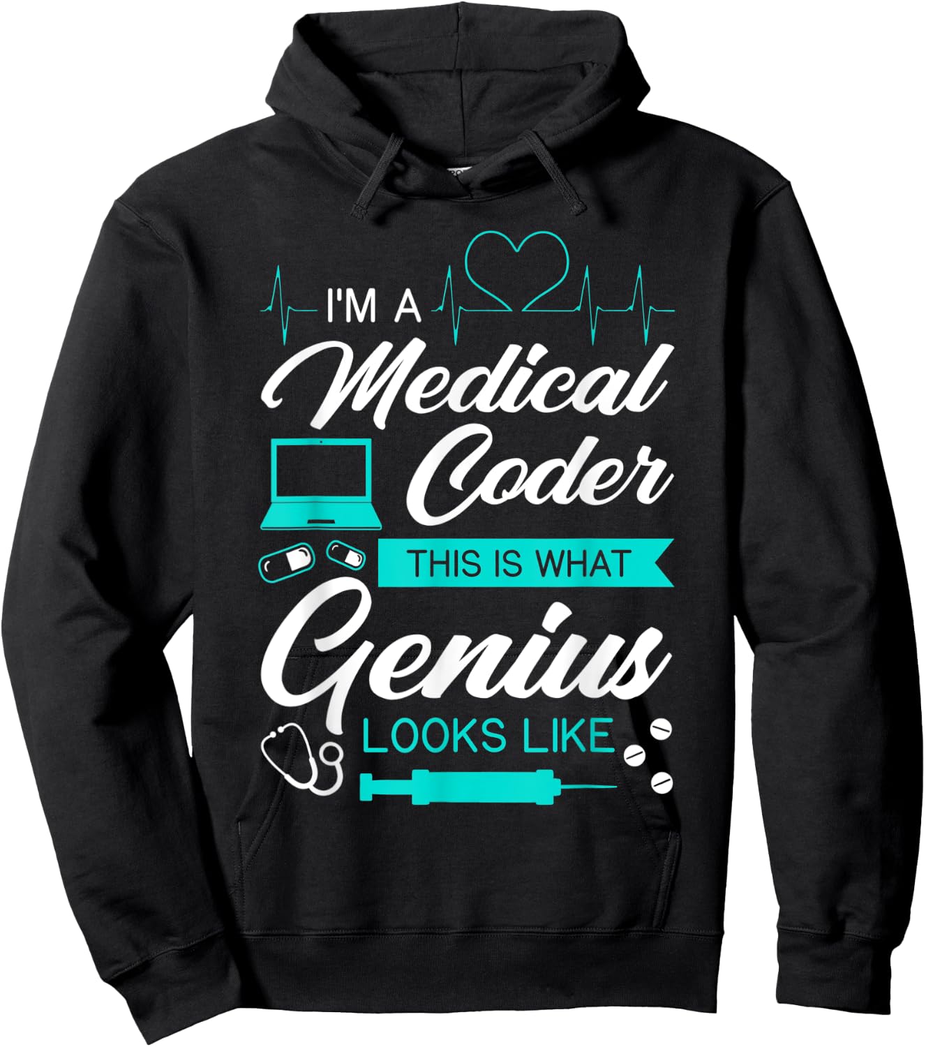 Medical Coder Certified Coding Specialist Nosologist Job Hoodie - Hoodie | Black