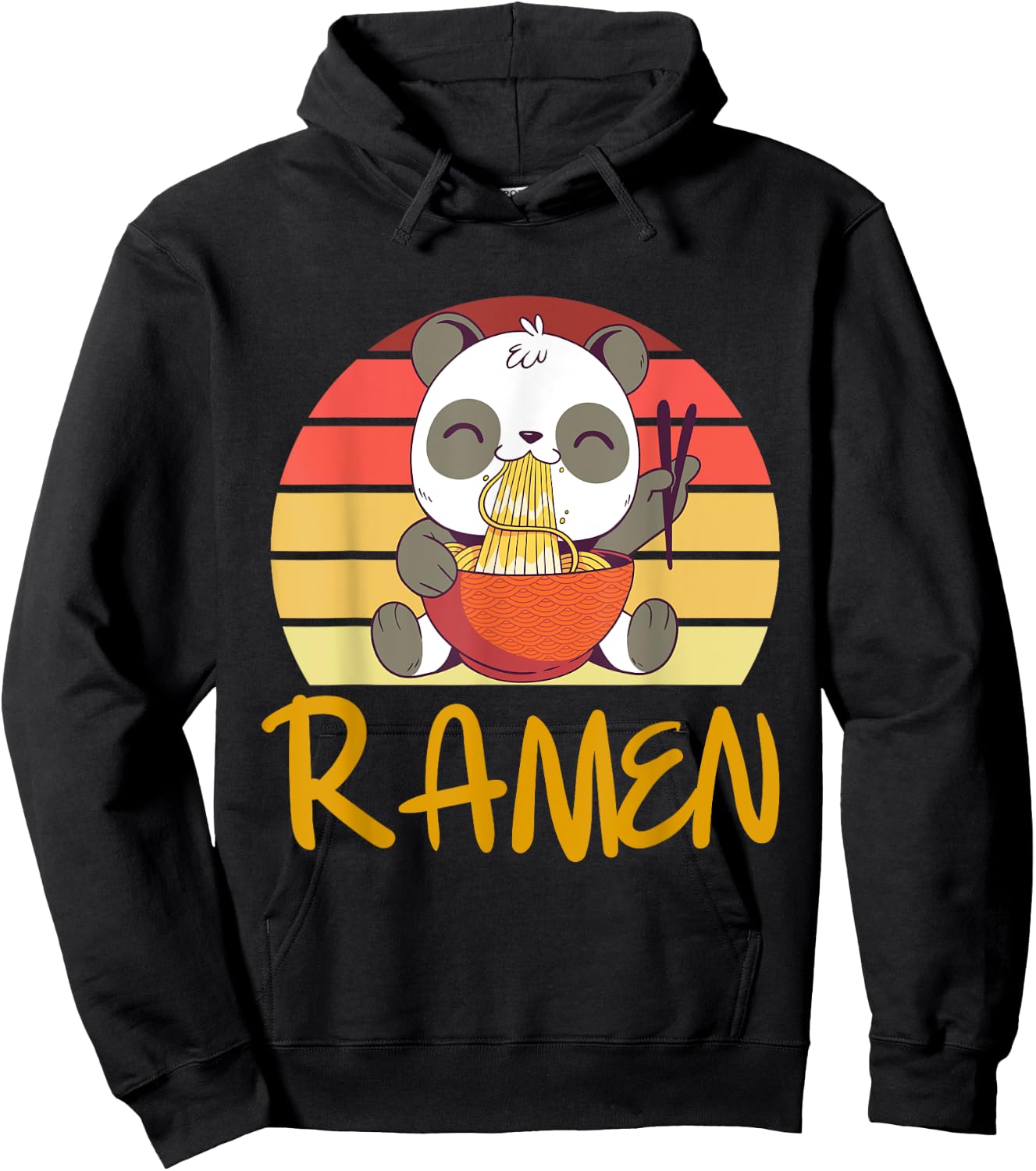 Maruchan Ramen Noodles Large Ramen Noodles Chicken Ramen Hoodie - Hoodie | Black