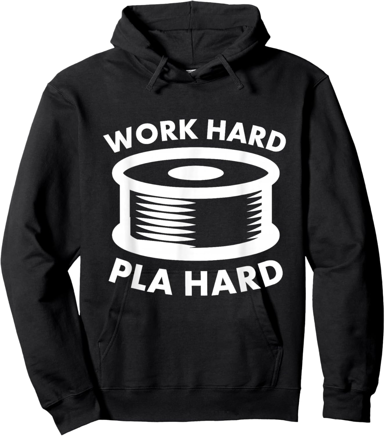 Funny 3D Printing PLA Hoodie - Hoodie | Black