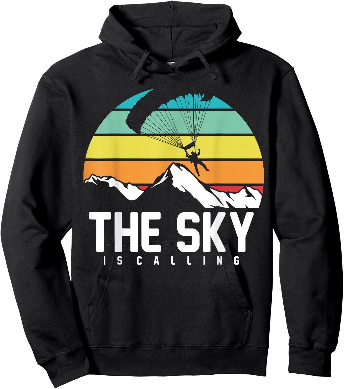 The Sky is Calling | Skydiving Skydive Sky Diving Skydiver Hoodie - Hoodie | Black