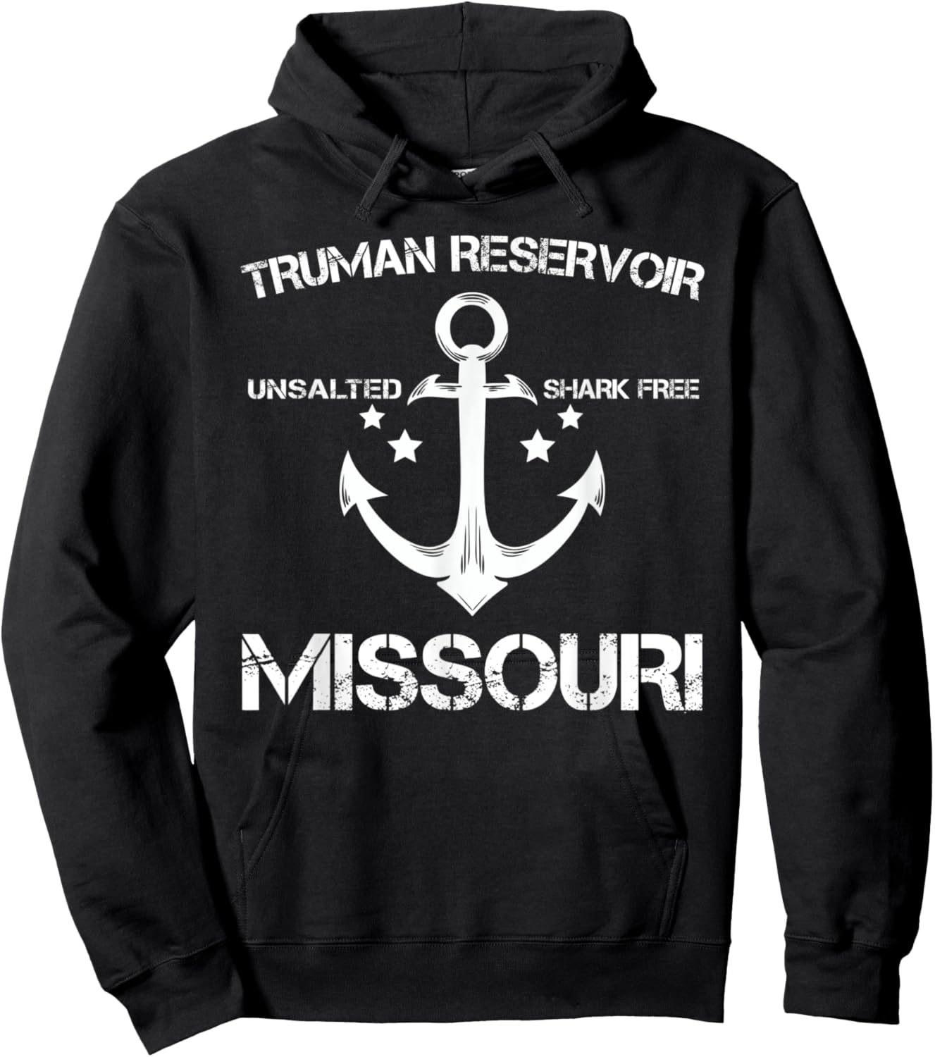 TRUMAN RESERVOIR MISSOURI Funny Fishing Camping Summer Gift Hoodie - Hoodie | Black
