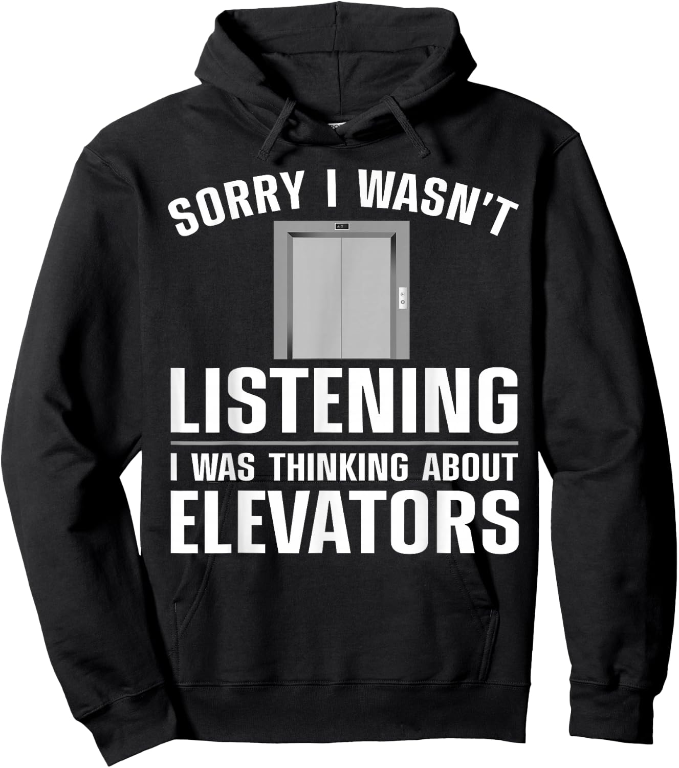 Cool Elevator Art Men Women Inspector Mechanic Maintenance Hoodie - Hoodie | Black