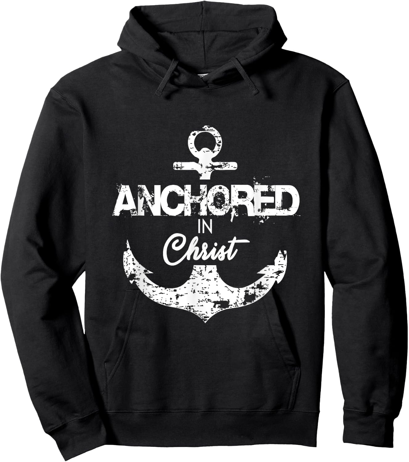 Anchored in Christ Hoodie - Hoodie | Black