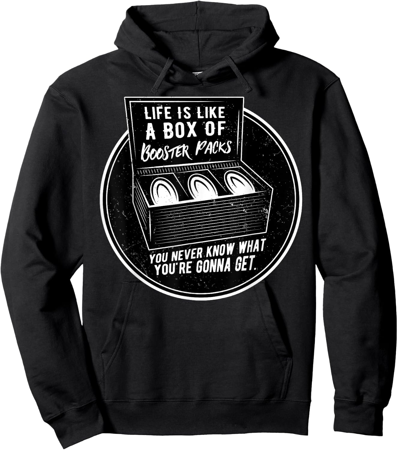Booster Pack Life - TCG Trading Card Game Gift Hoodie - Hoodie | Black