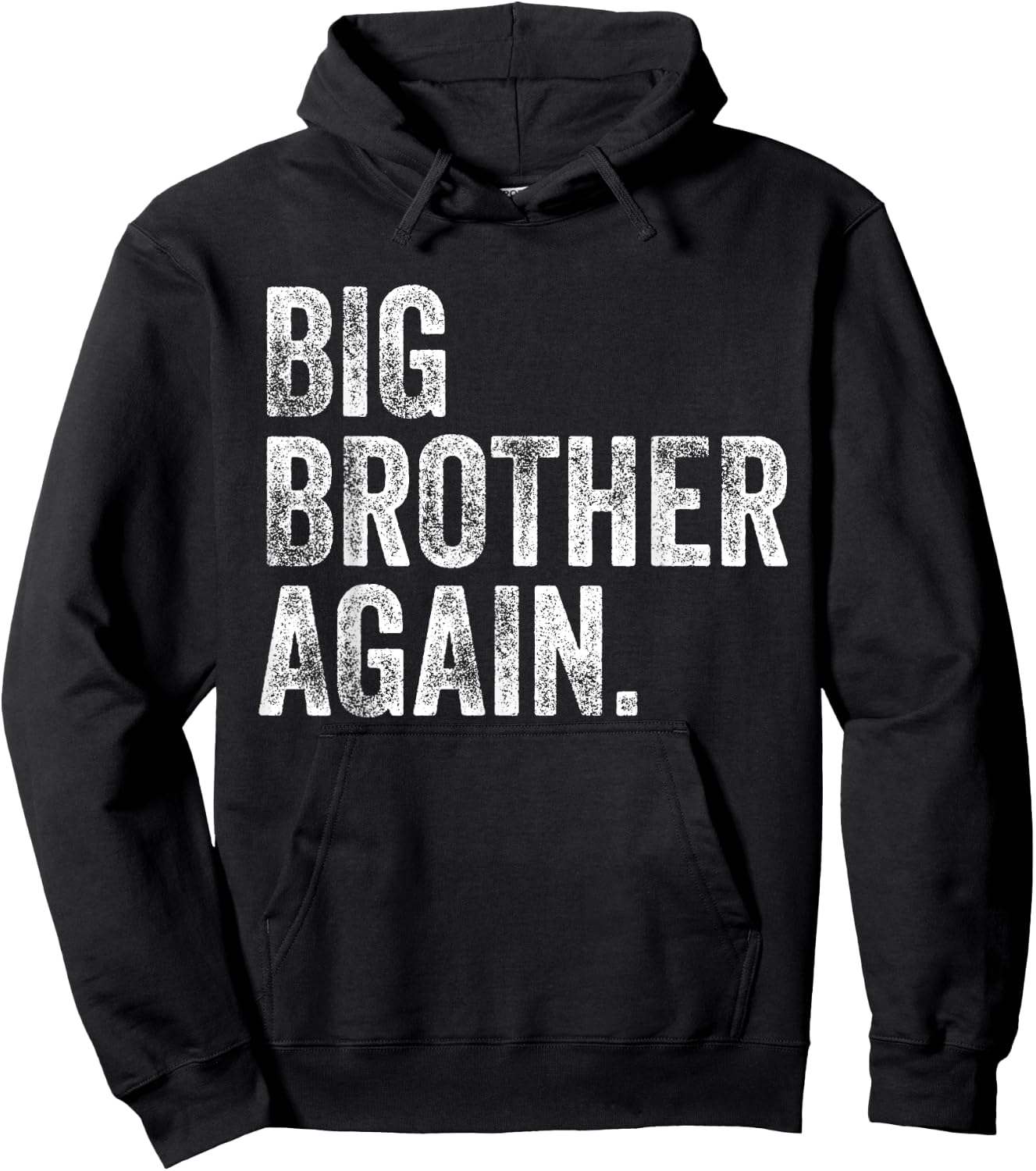Big Brother Again Bro Promoted To Big Bro Matching Siblings Hoodie - Hoodie | Black