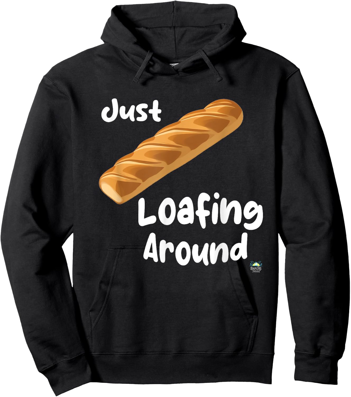 Just Loafing Around Bread Hoodie - Hoodie | Black