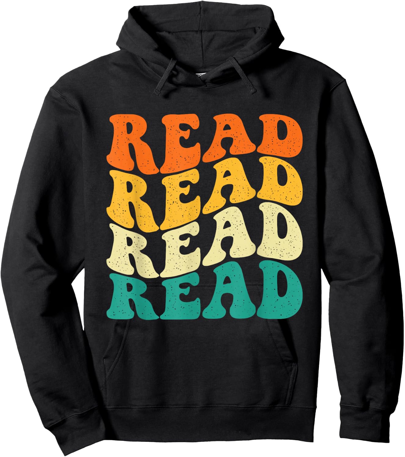 Read Read Read Read - Book Lover Reading Bookworm Reader Hoodie - Hoodie | Black
