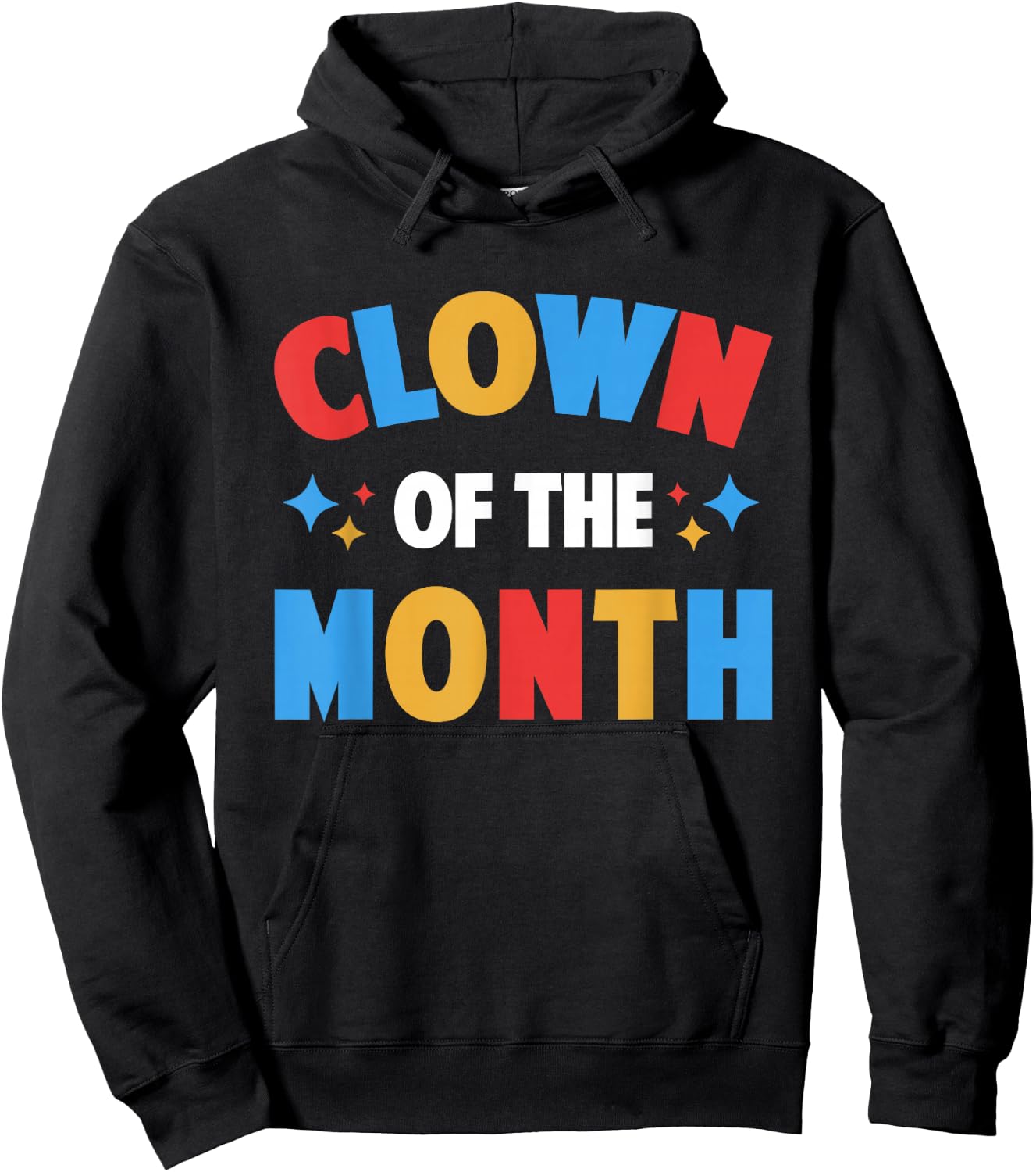 Clown of The Month Clowncore Aesthetic Funny Circus Retro Hoodie - Hoodie | Black