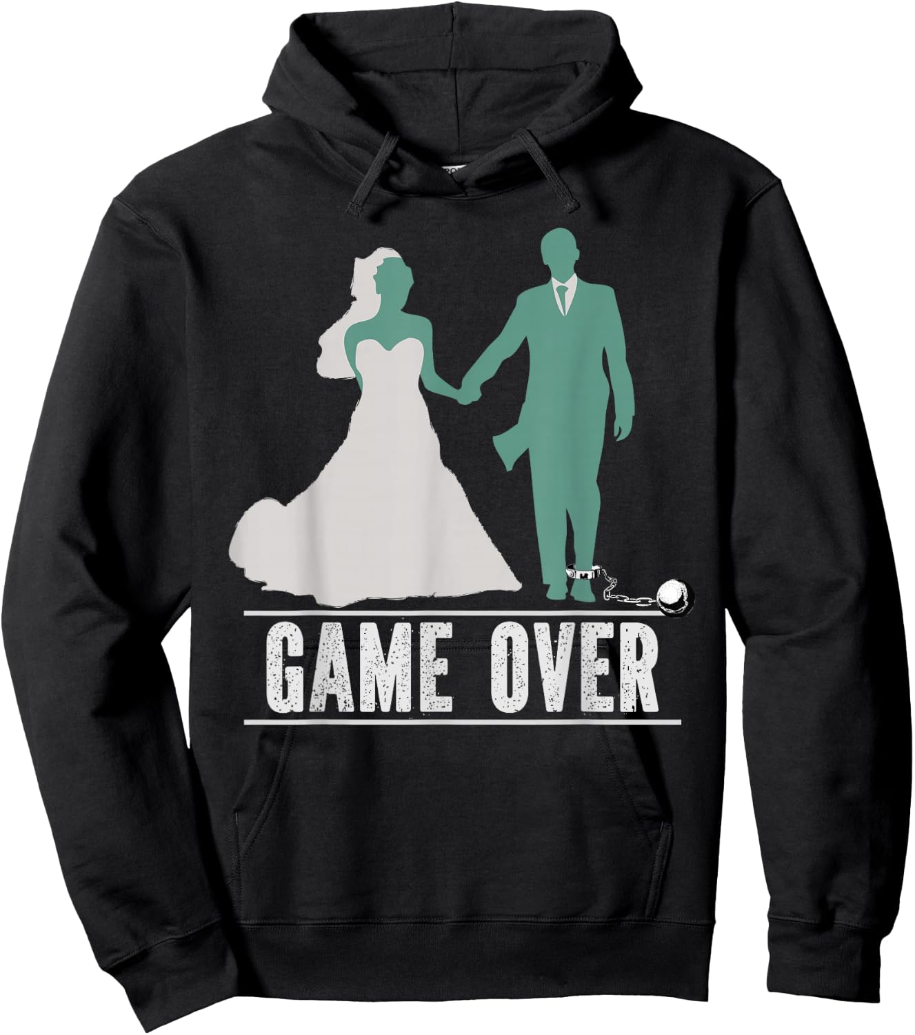 Bachelor Party Game Wedding Marriage for Groomsmen Hoodie - Hoodie | Black