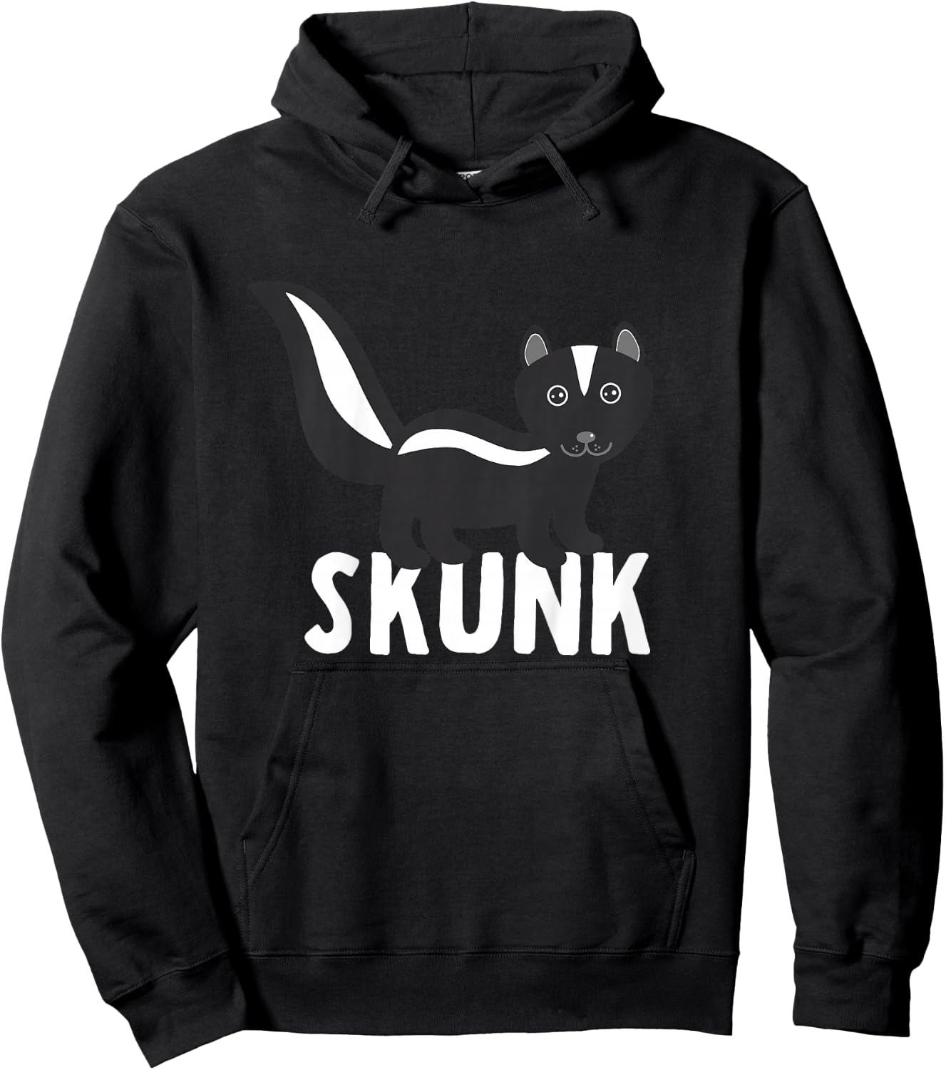 Skunk Shirt For Boys Or Girls | Cute Skunk Gift Hoodie - Hoodie | Black