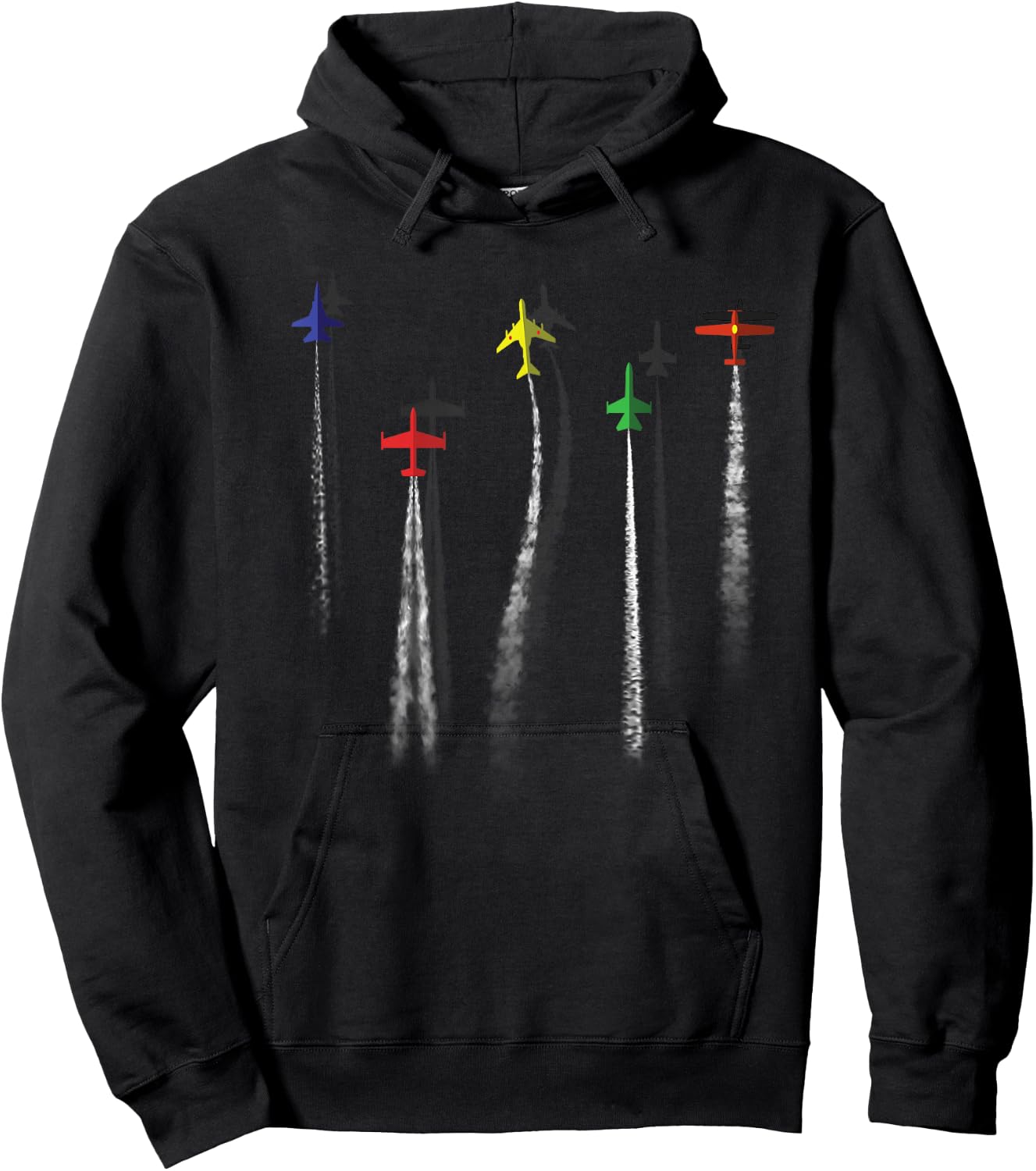 Airplane t shirt Airplanes Flying Low Airplane Jet Men Women Hoodie - Hoodie | Black