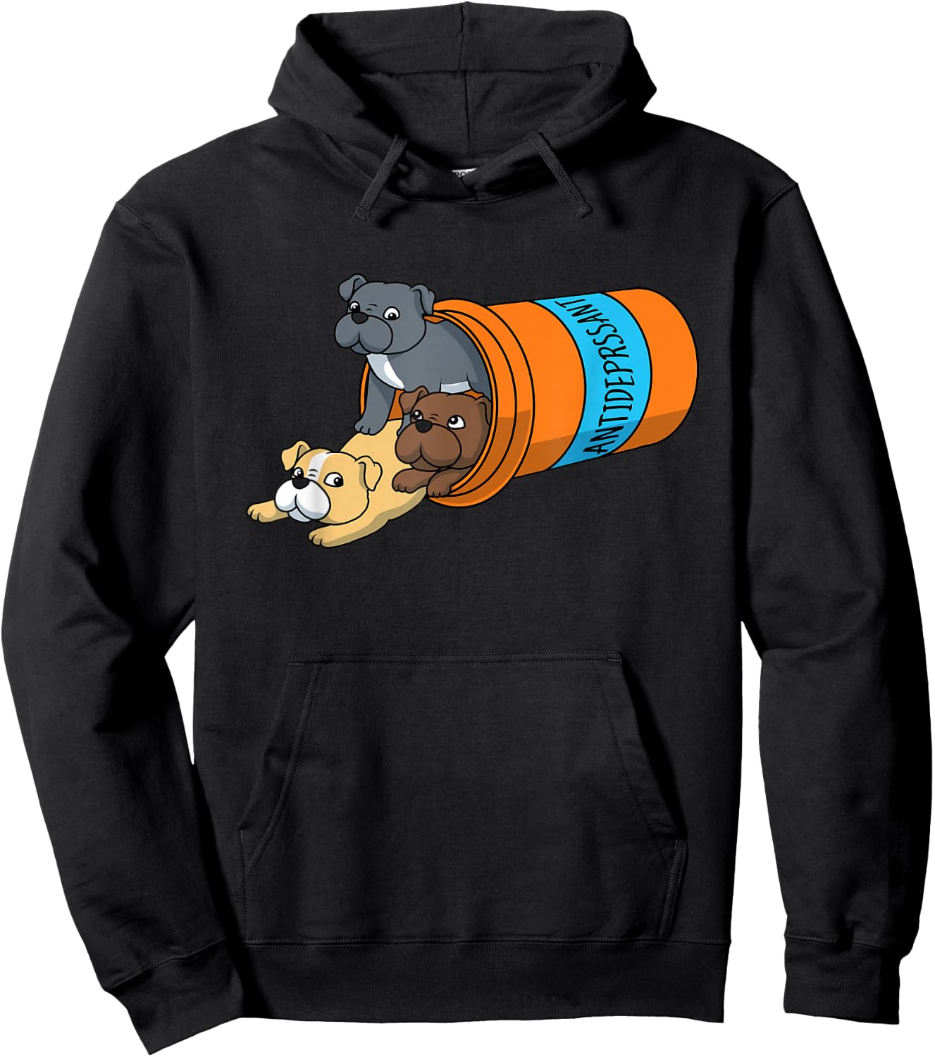 Antidepressant Pitbull Hoodie - Hoodie | Black