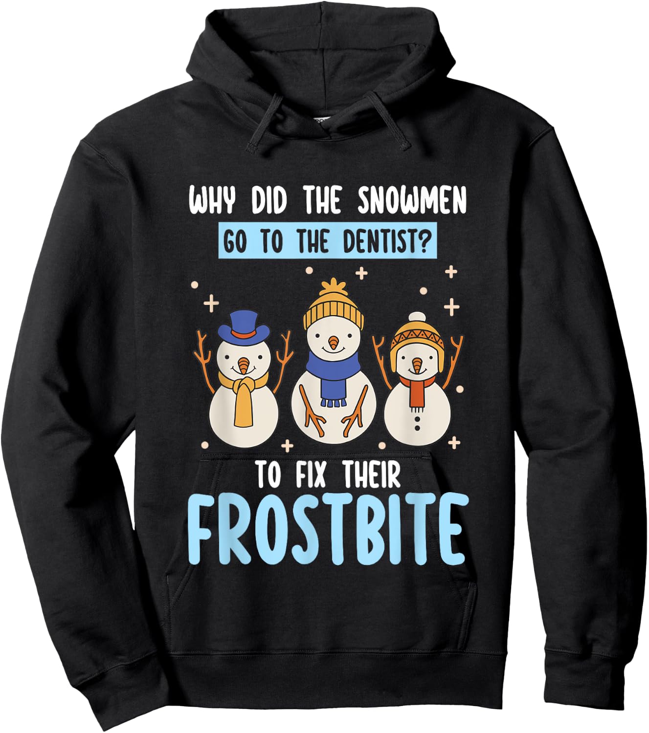 Holiday Dental Office Xmas Dentistry Funny Christmas Dentist Hoodie - Hoodie | Black