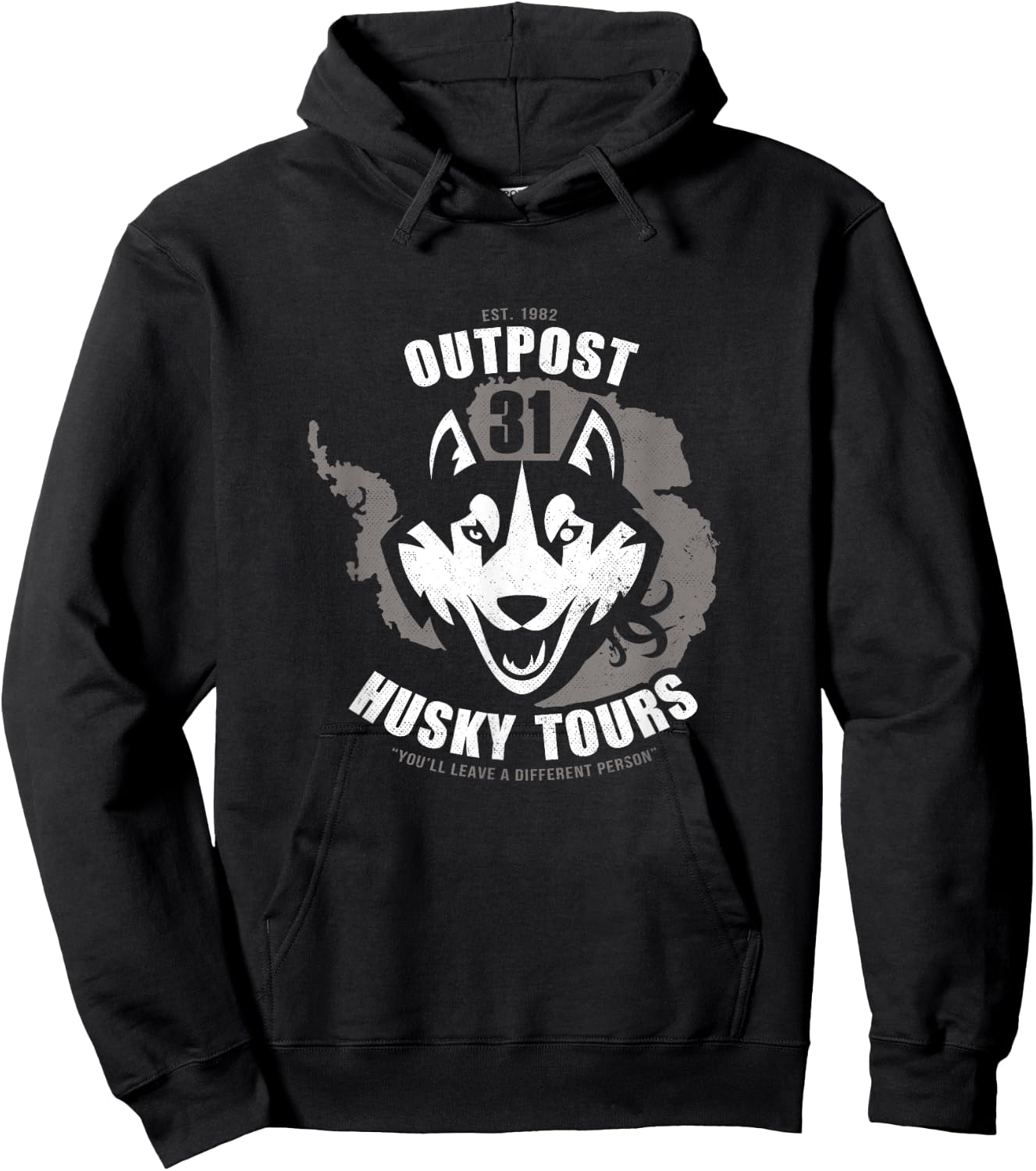 Outpost 31 Husky Tours - Official DinoMike Design Hoodie - Hoodie | Black