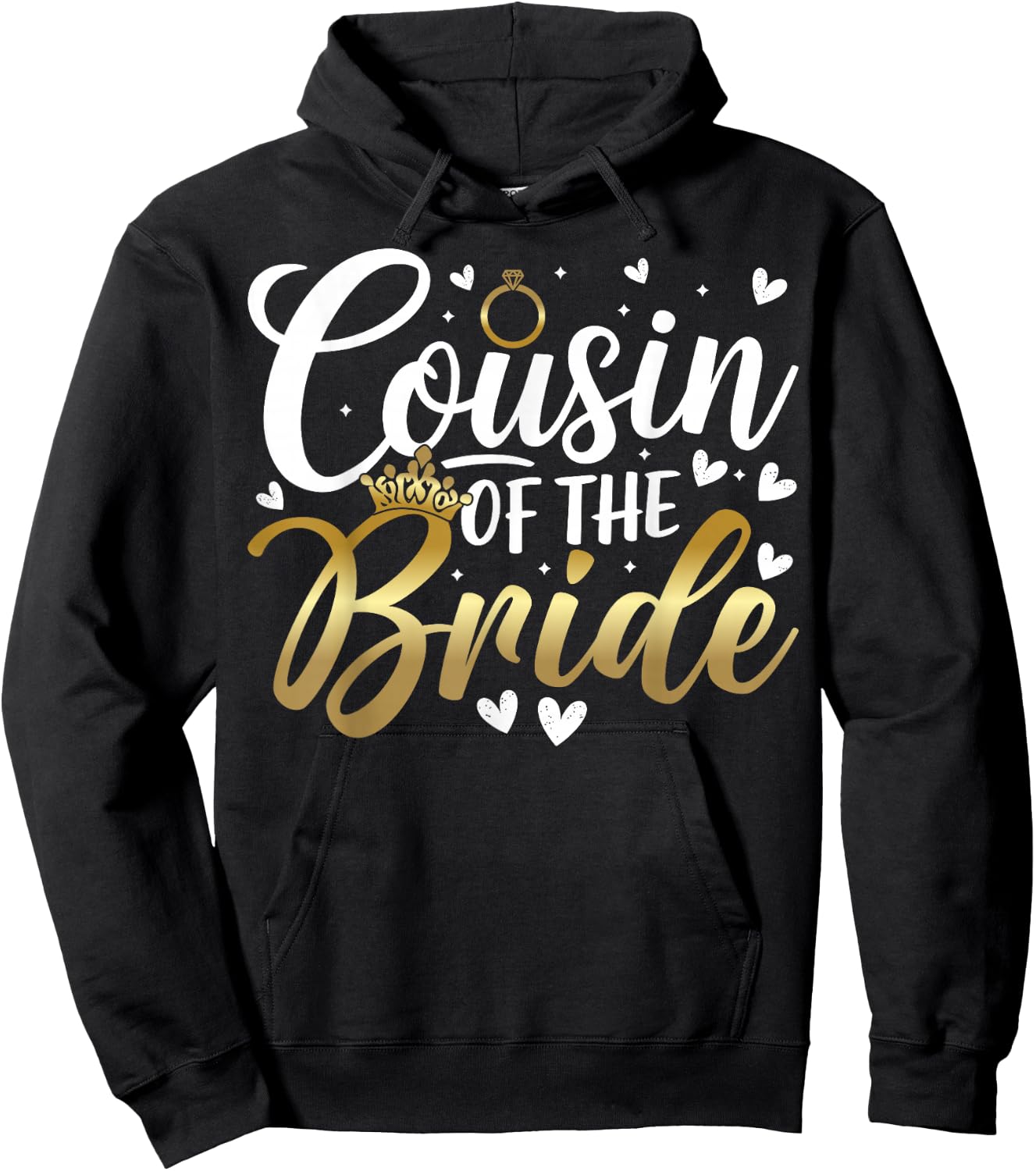 Cousin of the Bride Hoodie - Hoodie | Black