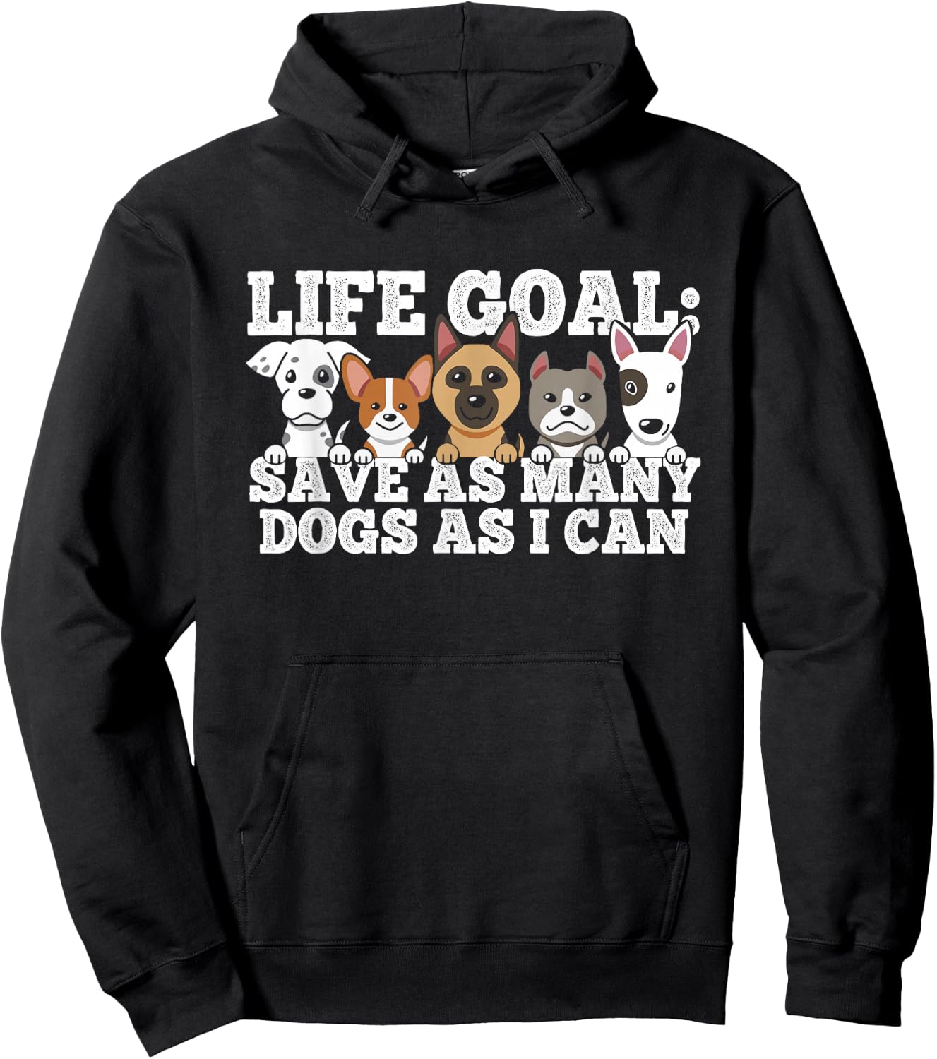 Animal Shelter Dog Rescue Dog Rescue Animal Protection - Dog Home Hoodie - Hoodie | Black