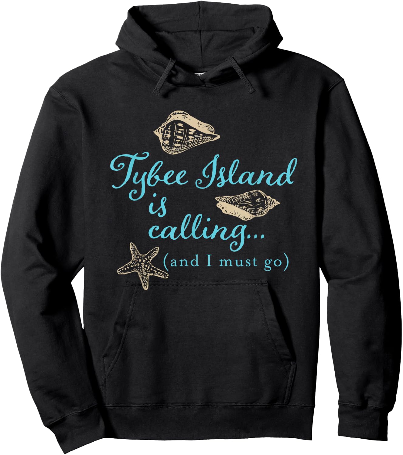 Tybee Island Georgia is calling Hoodie - Hoodie | Black