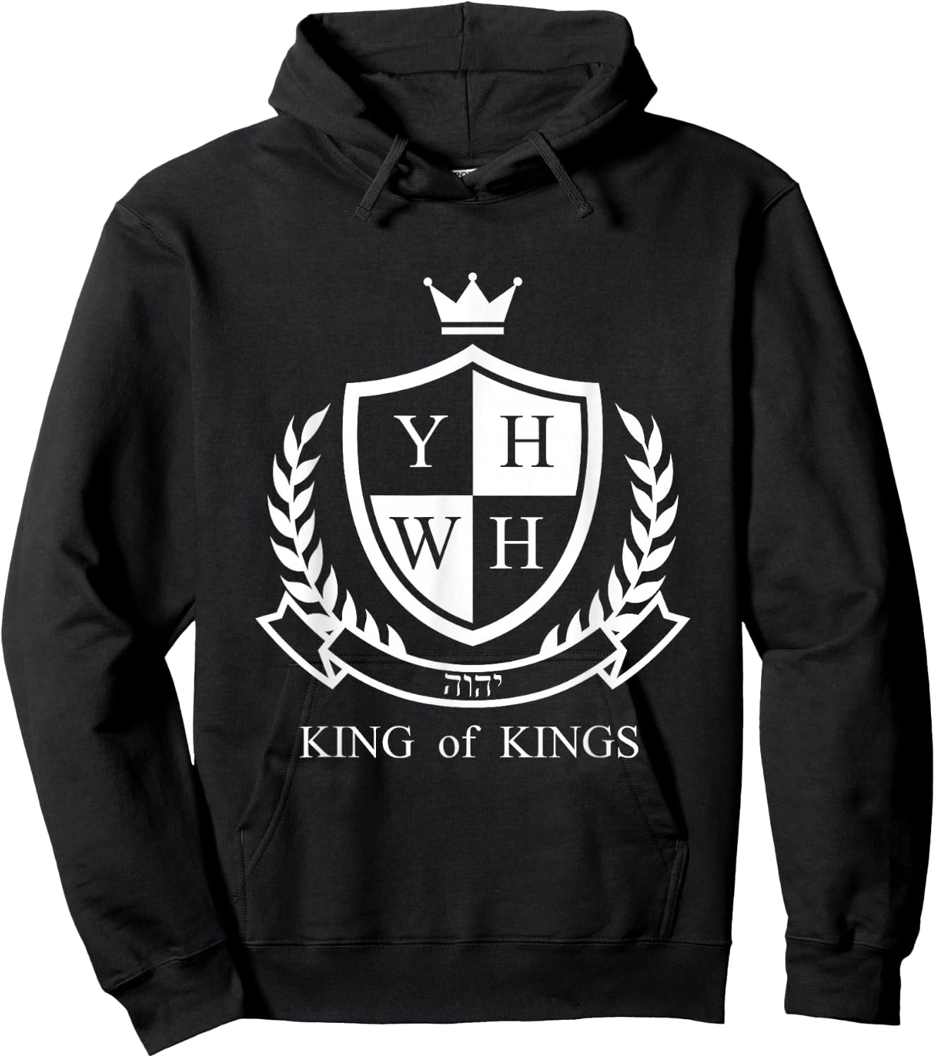 Yahweh King of Kings Hoodie - Hoodie | Black