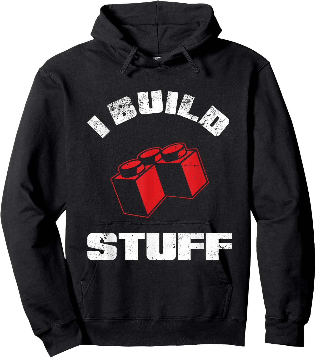 Build Stuff Big Building Blocks Master Builder Engineer Toys Hoodie - Hoodie | Black