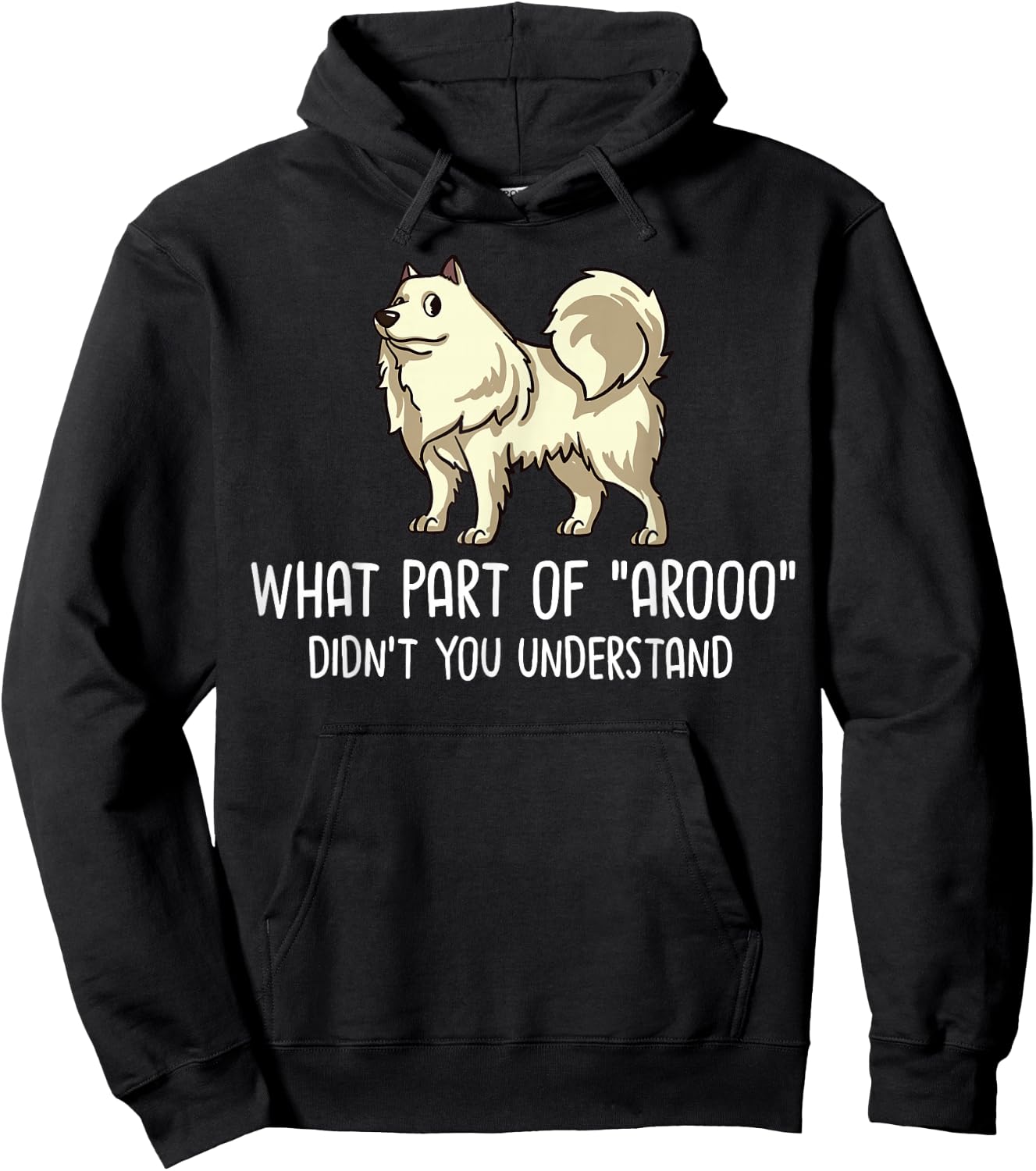 American Eskimo Dog Gift Puppies Owner Lover Hoodie - Hoodie | Black