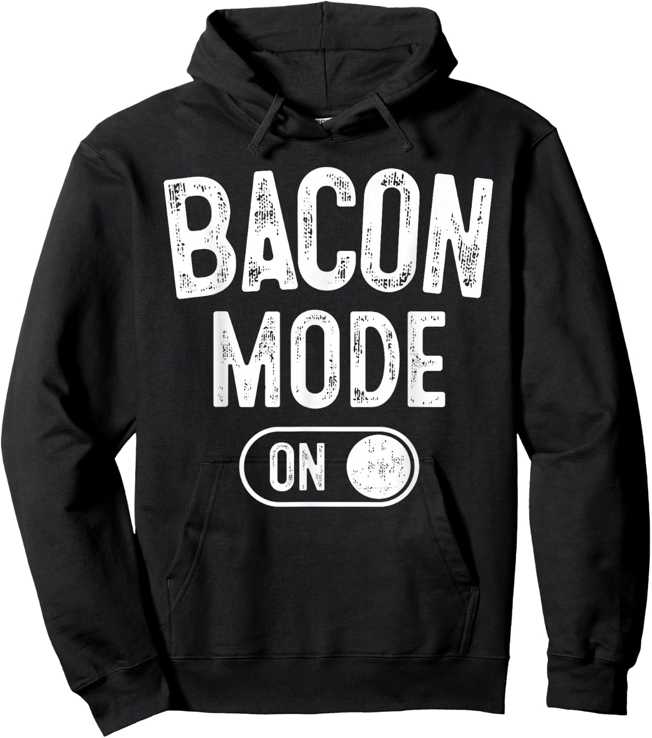 Bacon Mode On Costume Funny Meat Lover Gift Barbecue Bbq Hoodie - Hoodie | Black