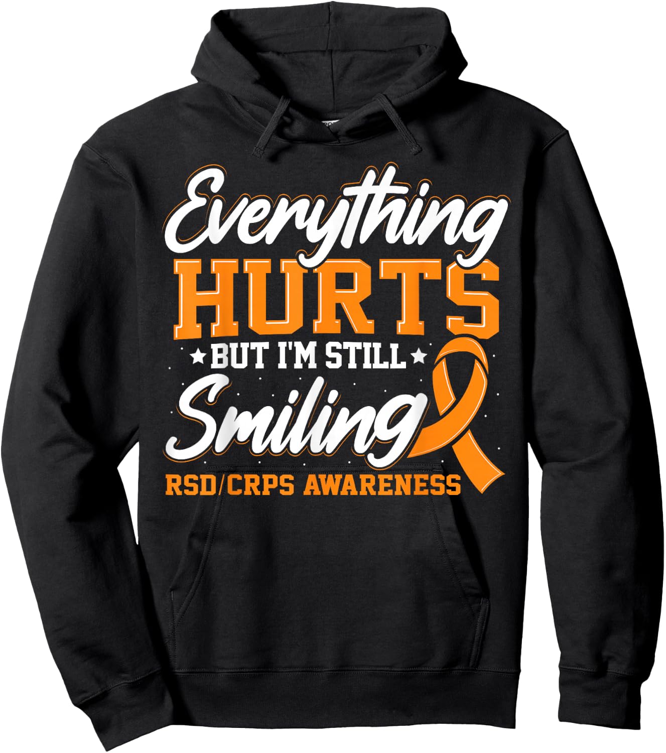 CRPS Complex Regional Pain Syndrome Awareness Novelty Hoodie - Hoodie | Black
