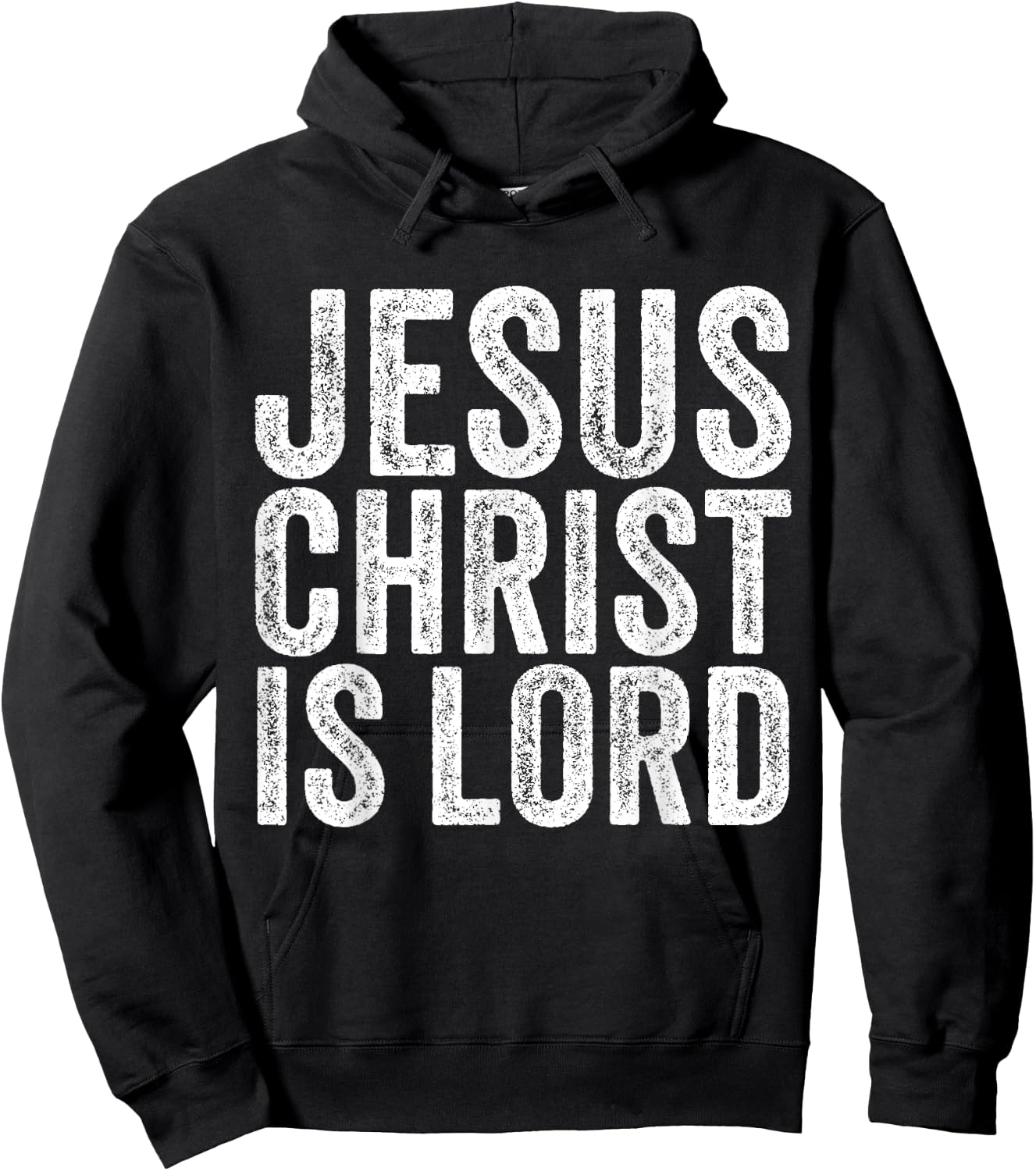 Jesus Christ Is Lord Christian Faith Believer Religion Hoodie - Hoodie | Black