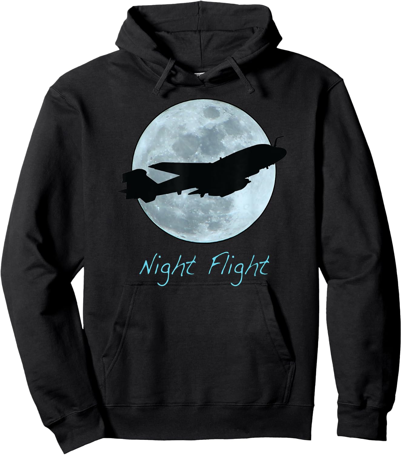 Night Flight EA-6B Prowler Aircraft Hoodie - Hoodie | Black