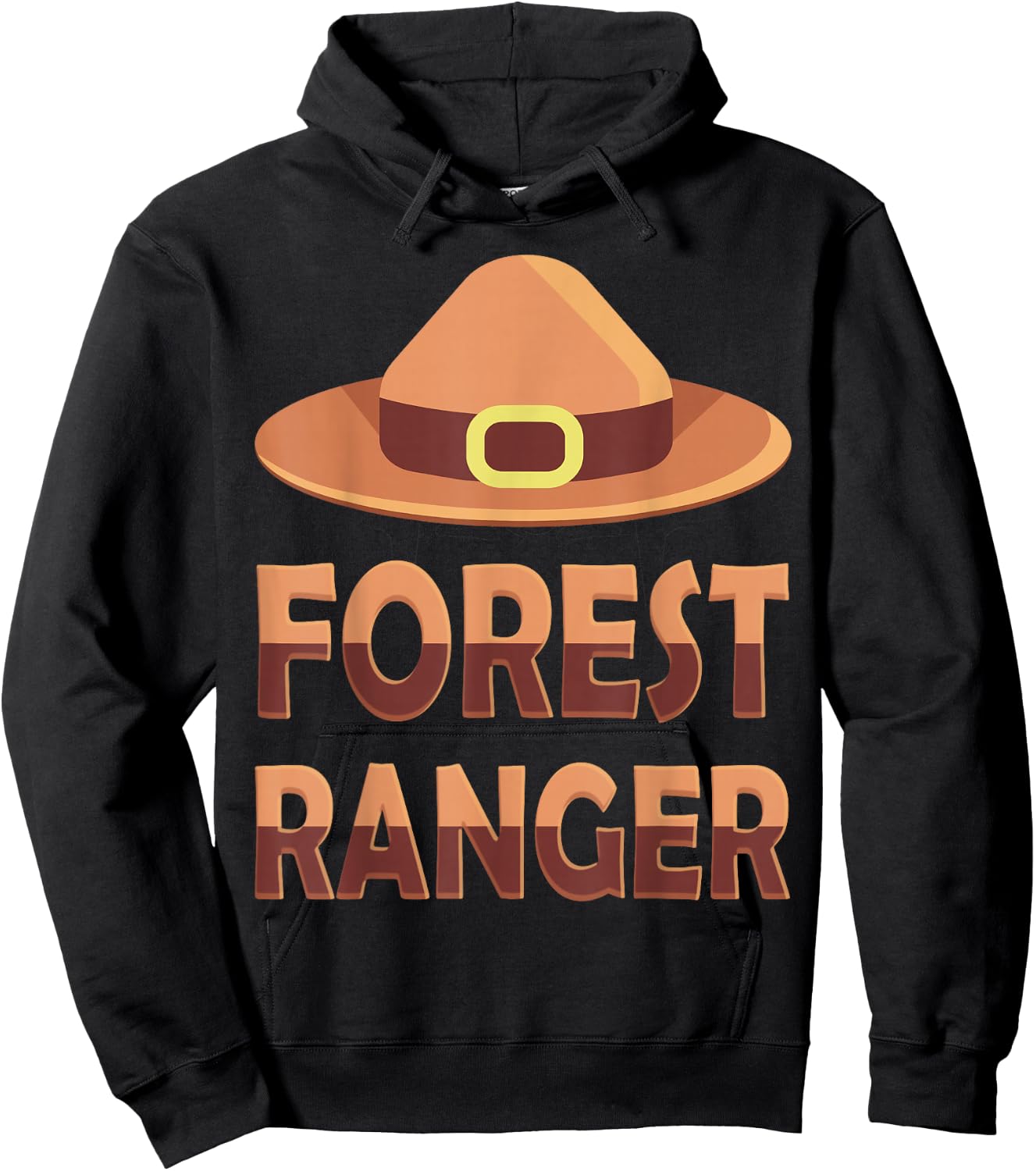 Forest Ranger Halloween Costume Hoodie - Hoodie | Black