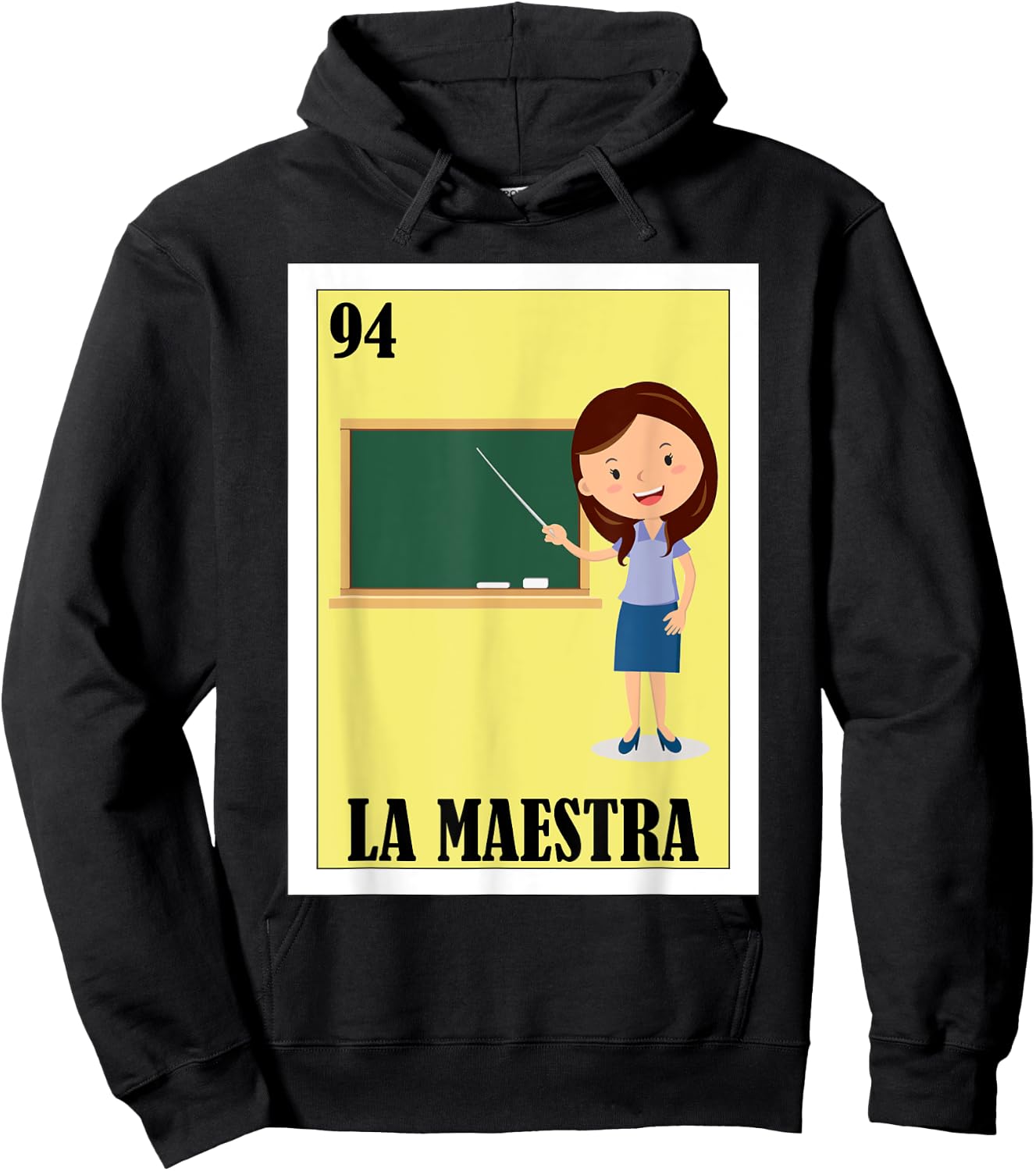 Funny Mexican Design for Teachers - La Maestra Hoodie - Hoodie | Black