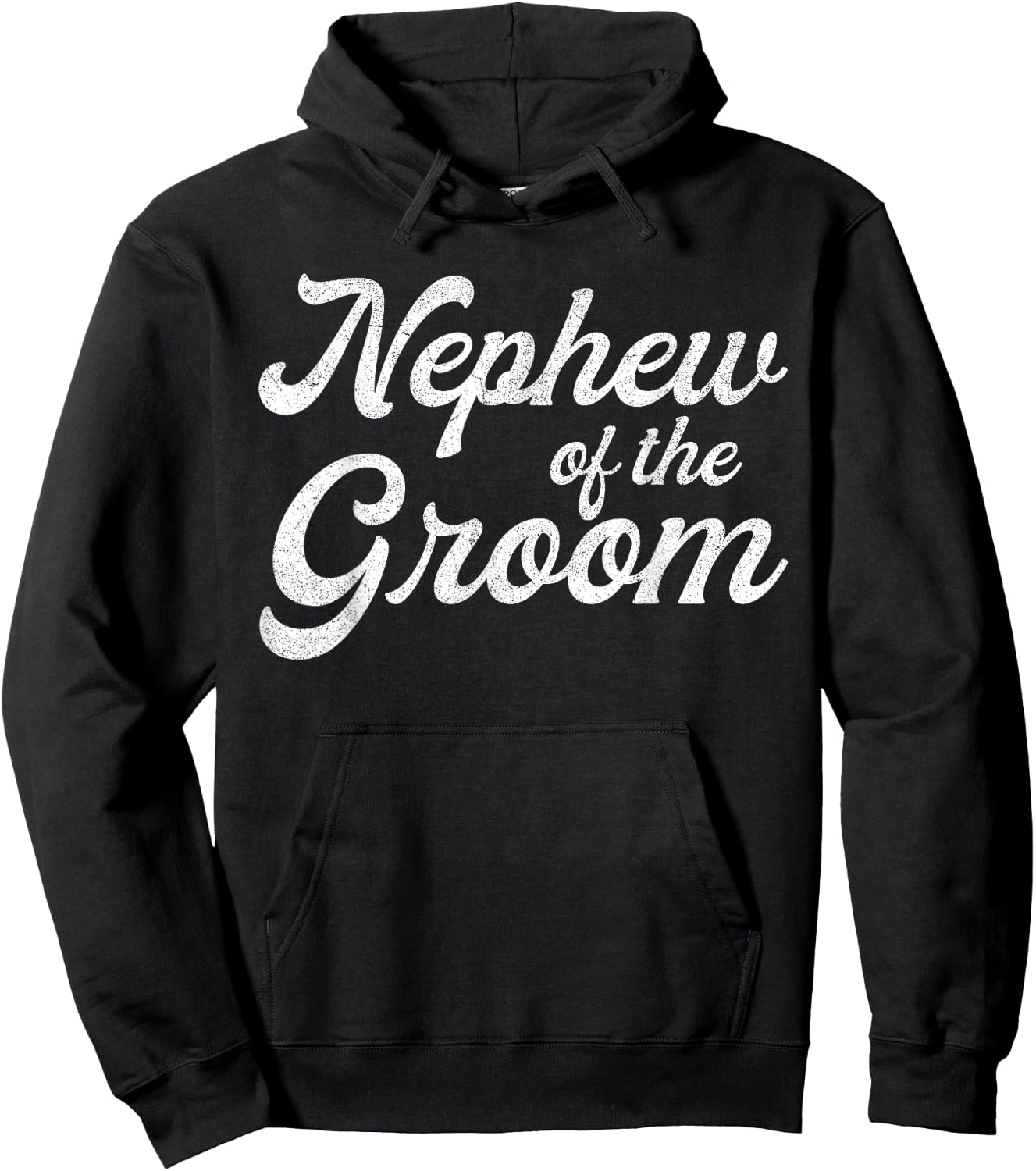 Nephew Of The Groom Shirts For Kids, Bachelor Party Boys Hoodie - Hoodie | Black