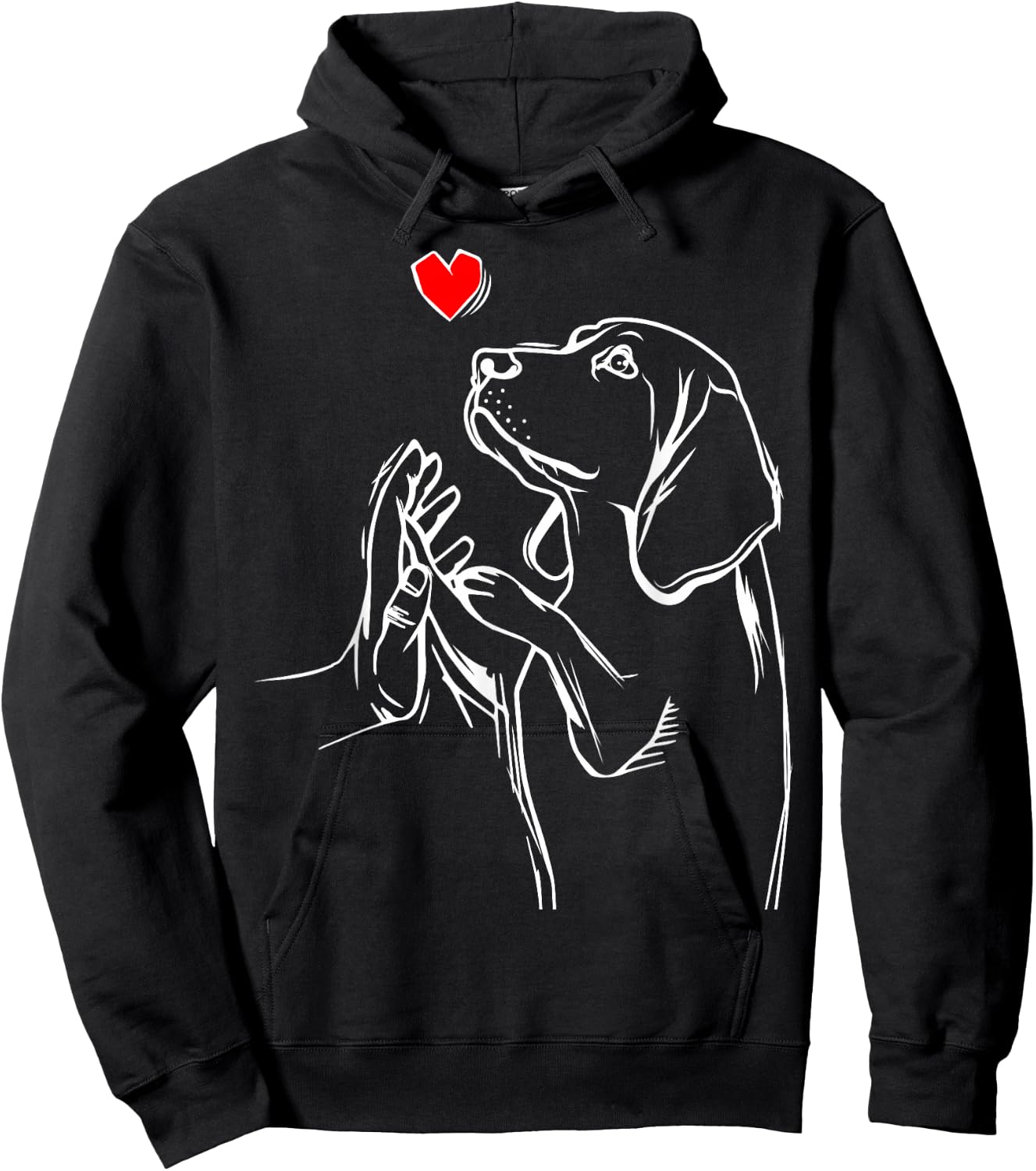 Beagle Love Dog Mom Girls Hoodie - Hoodie | Black
