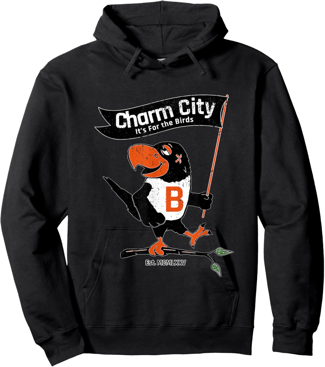 Baltimore Birds Maryland Charm City Pride Novelty Hoodie - Hoodie | Black