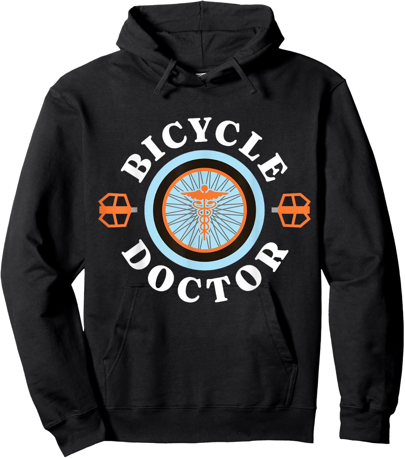 Bicycle Doctor Bike Mechanic Cycling Repair Fixing Bikes Hoodie - Hoodie | Black