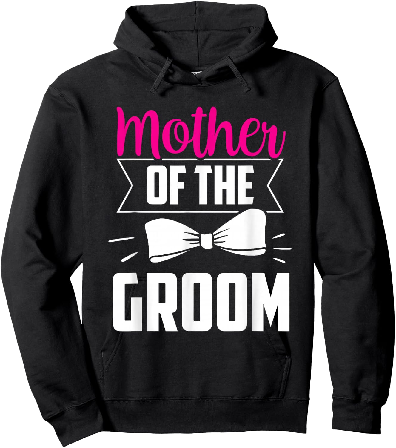 Mother of the Groom Marriage Party Wedding Groom Hoodie - Hoodie | Black