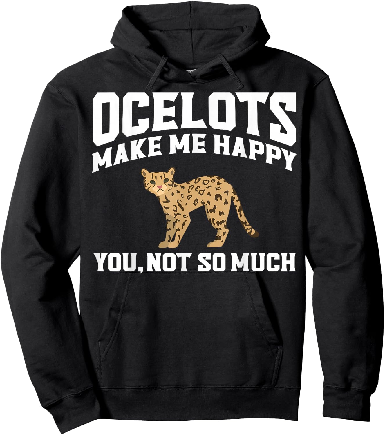 Ocelot Apparel - Best Funny Ocelots Cat Lover Design Hoodie - Hoodie | Black