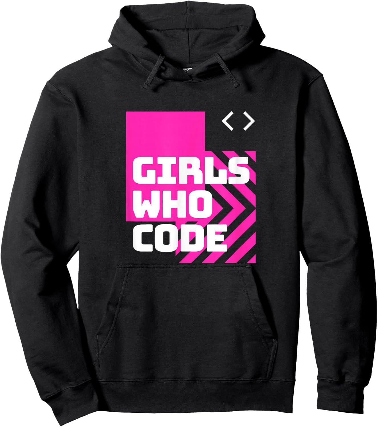 Girl Who Code | Code Like A Girl Women Programmer Hoodie - Hoodie | Black
