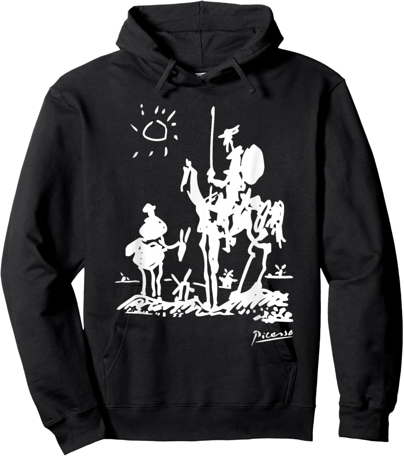 Don Quixote Artwork Hoodie - Hoodie | Black