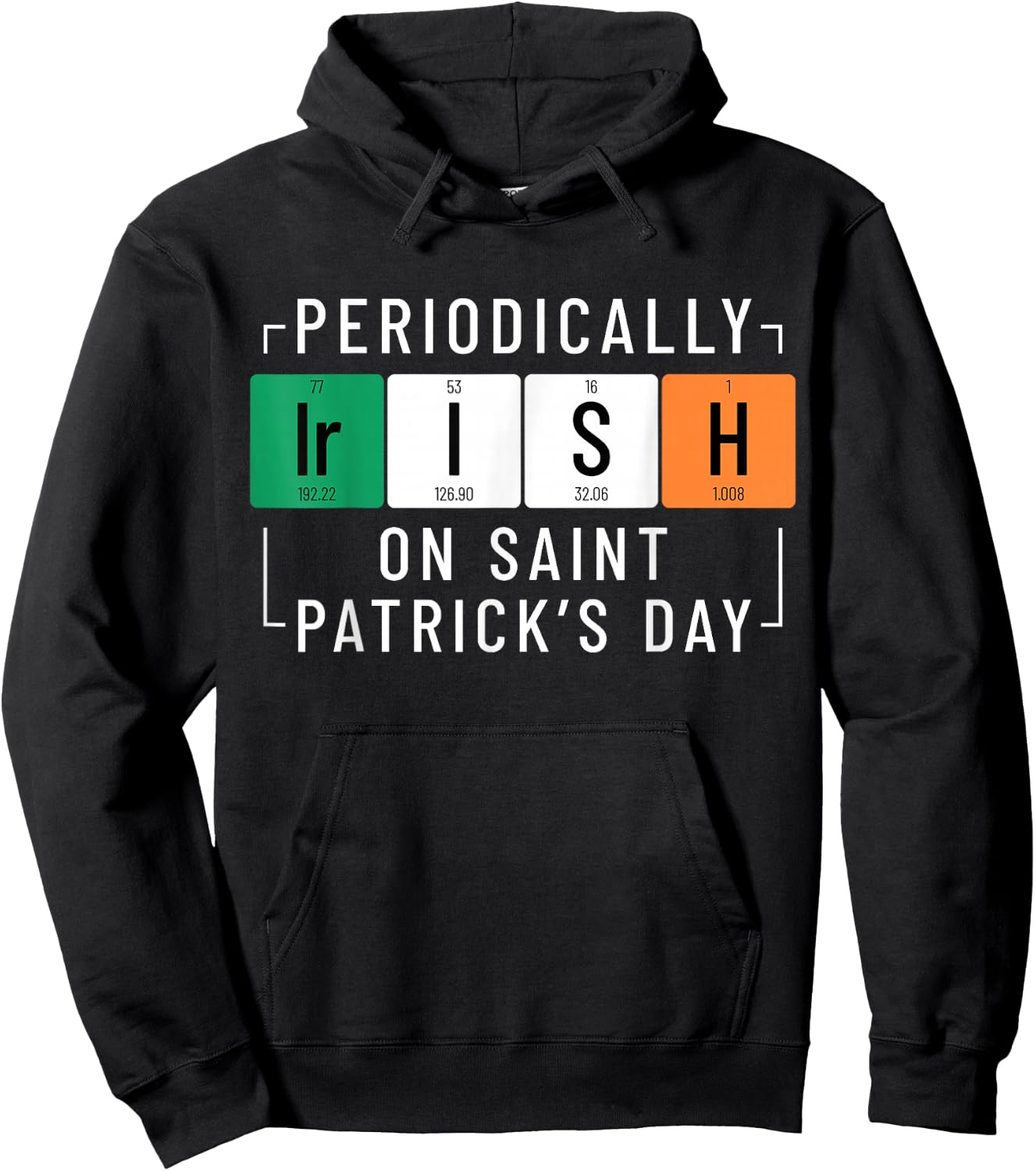Chemistry St. Patricks Day Scientist Chemist Hoodie - Hoodie | Black
