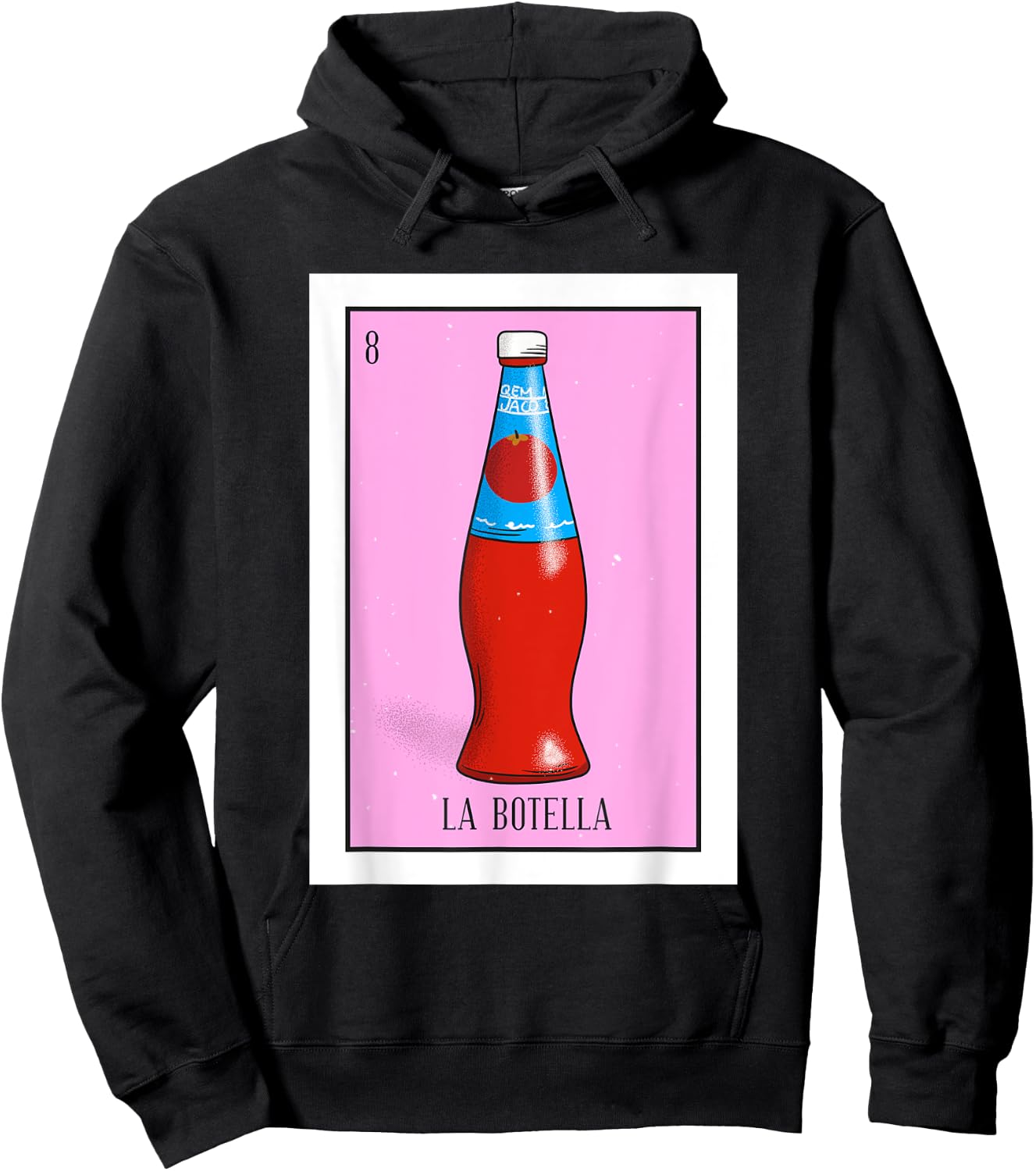 La Botella Lotteria La bottiglia Mexican paper Lottery Hoodie - Hoodie | Black