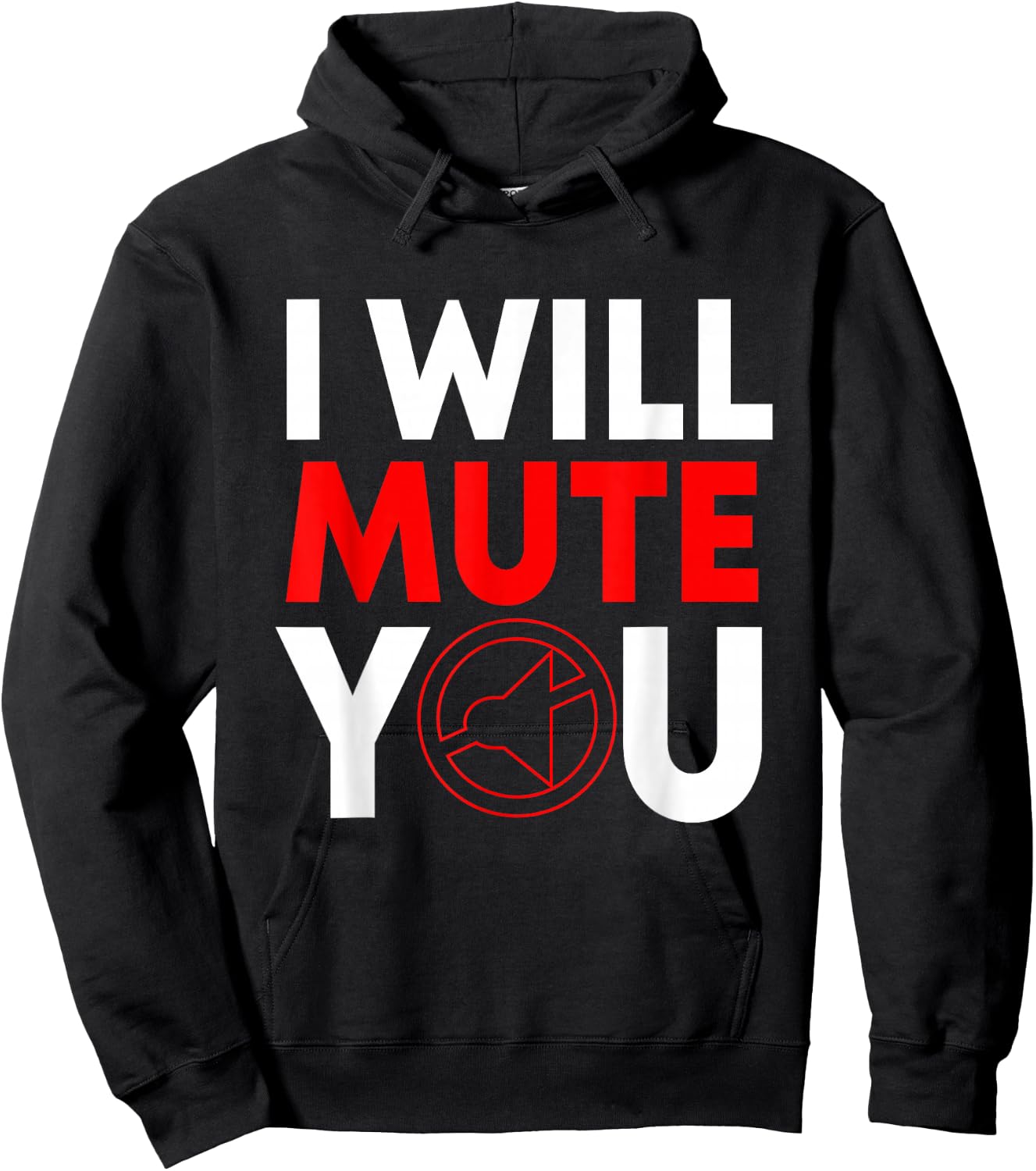 I Will Mute You Audio Sound Engineer Recording Editor Hoodie - Hoodie | Black