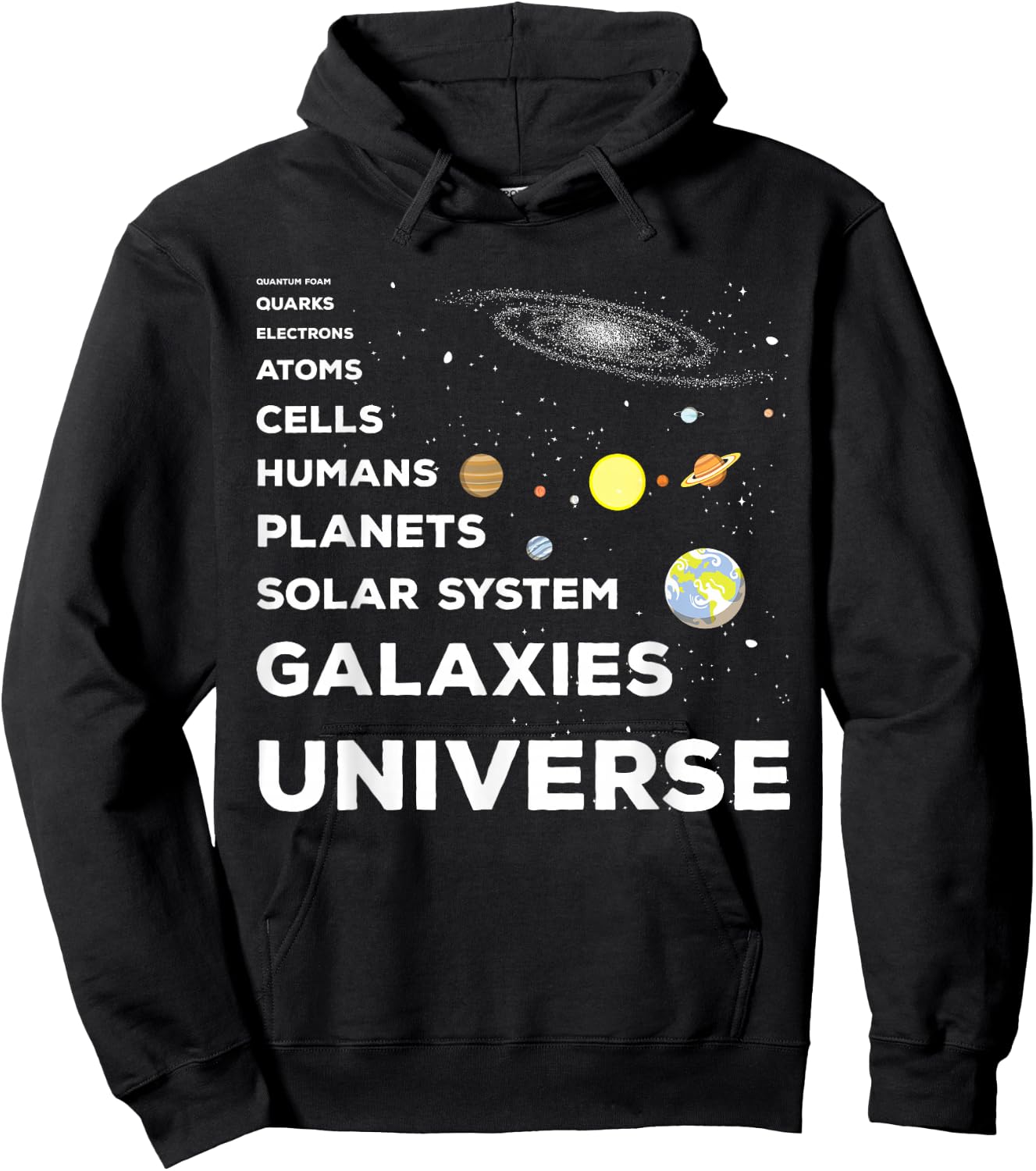 Universe Physicist Quantum Mechanics Quant Astrophyisk Hoodie - Hoodie | Black