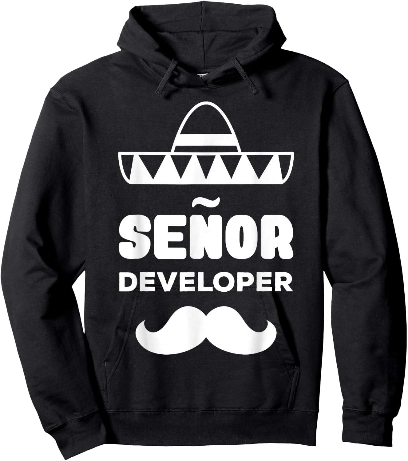 Senior Developer Job Senor Geek Nerd Computer Science Hoodie - Hoodie | Black