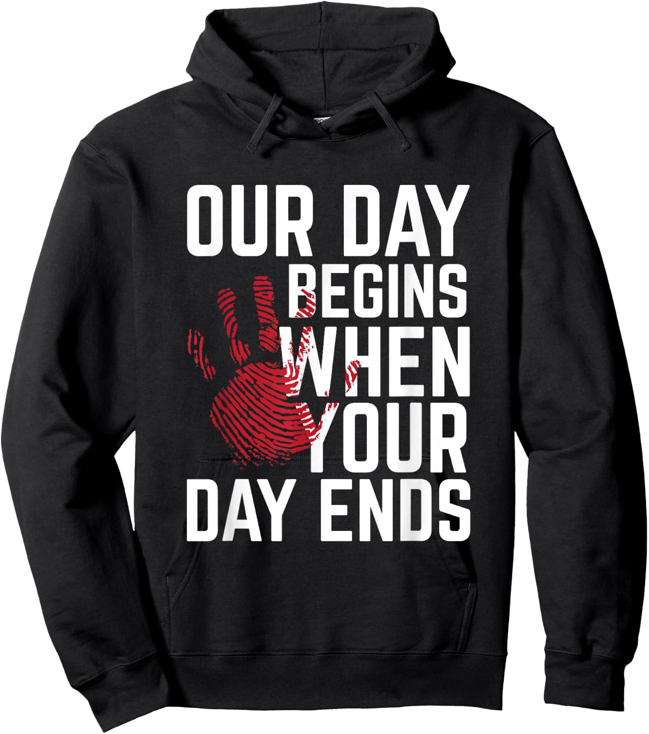 Forensic Scientist Funny Saying Crime Scene Investigation Hoodie - Hoodie | Black