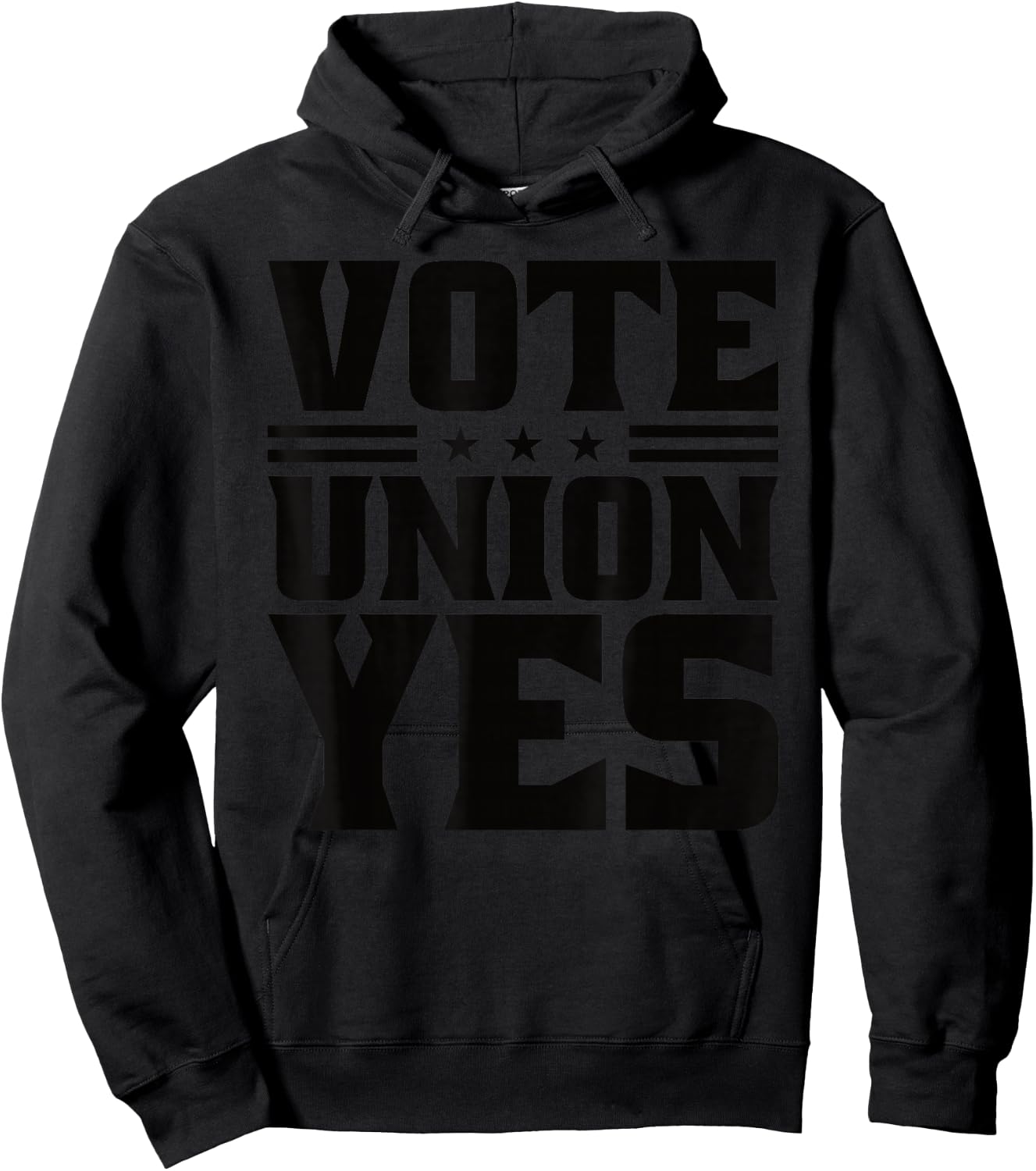 Vote Union Yes Union Strong For Pro Labor Union Workers Hoodie - Hoodie | Black