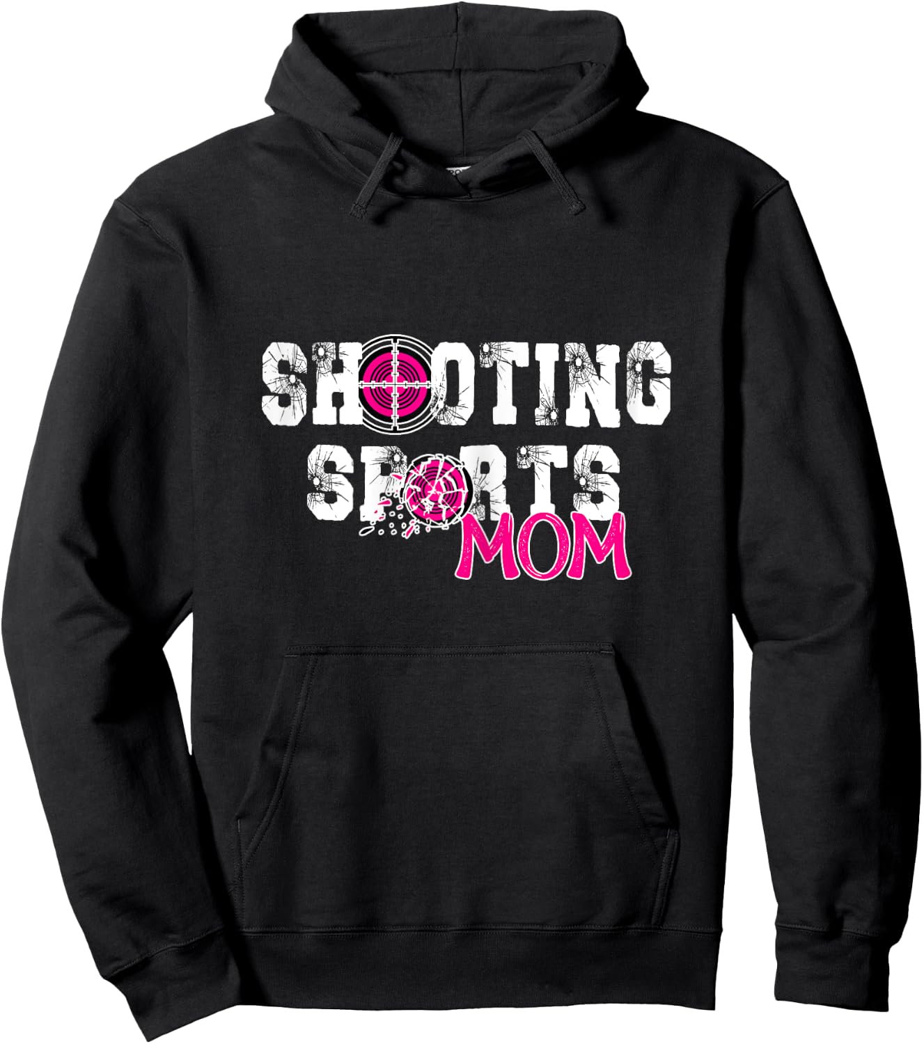 Shooting Sports mom mother day,cool women shooting sports Hoodie - Hoodie | Black